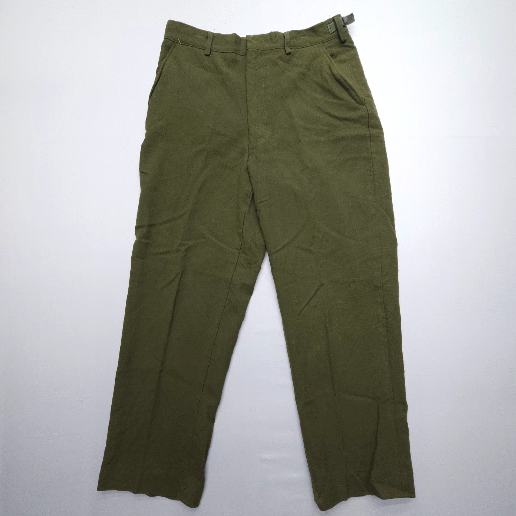 Vintage VINTAGE Tennesse Apparel Corp M-1951 Cold Weather Wool Trousers Mens M 32 x 29 Green Army Workwear Pants Size US 31 - 2 Thumbnail