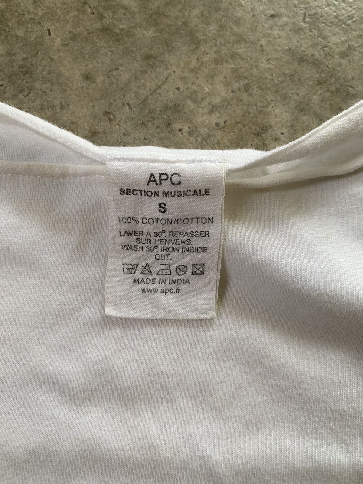 A.P.C. A.P.C Section Musicale What Ever Punk Style Sleeveless shirt Size US L / EU 52-54 / 3 - 4 Thumbnail