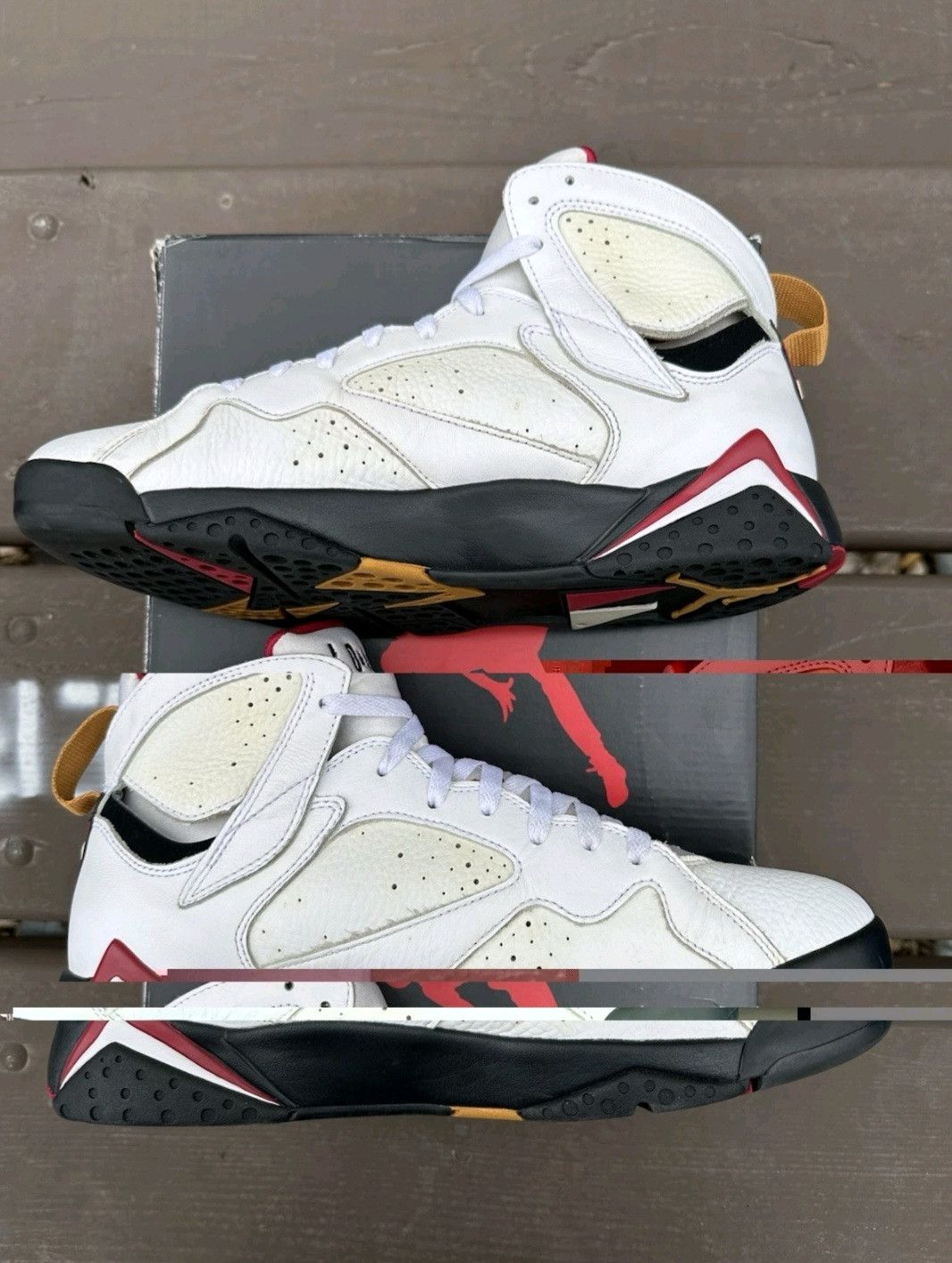 Jordan Brand Nike Air Jordan Retro 7 Cardinal 2022 Size 10.5 Men Size US 10.5 / EU 43-44 - 4 Thumbnail