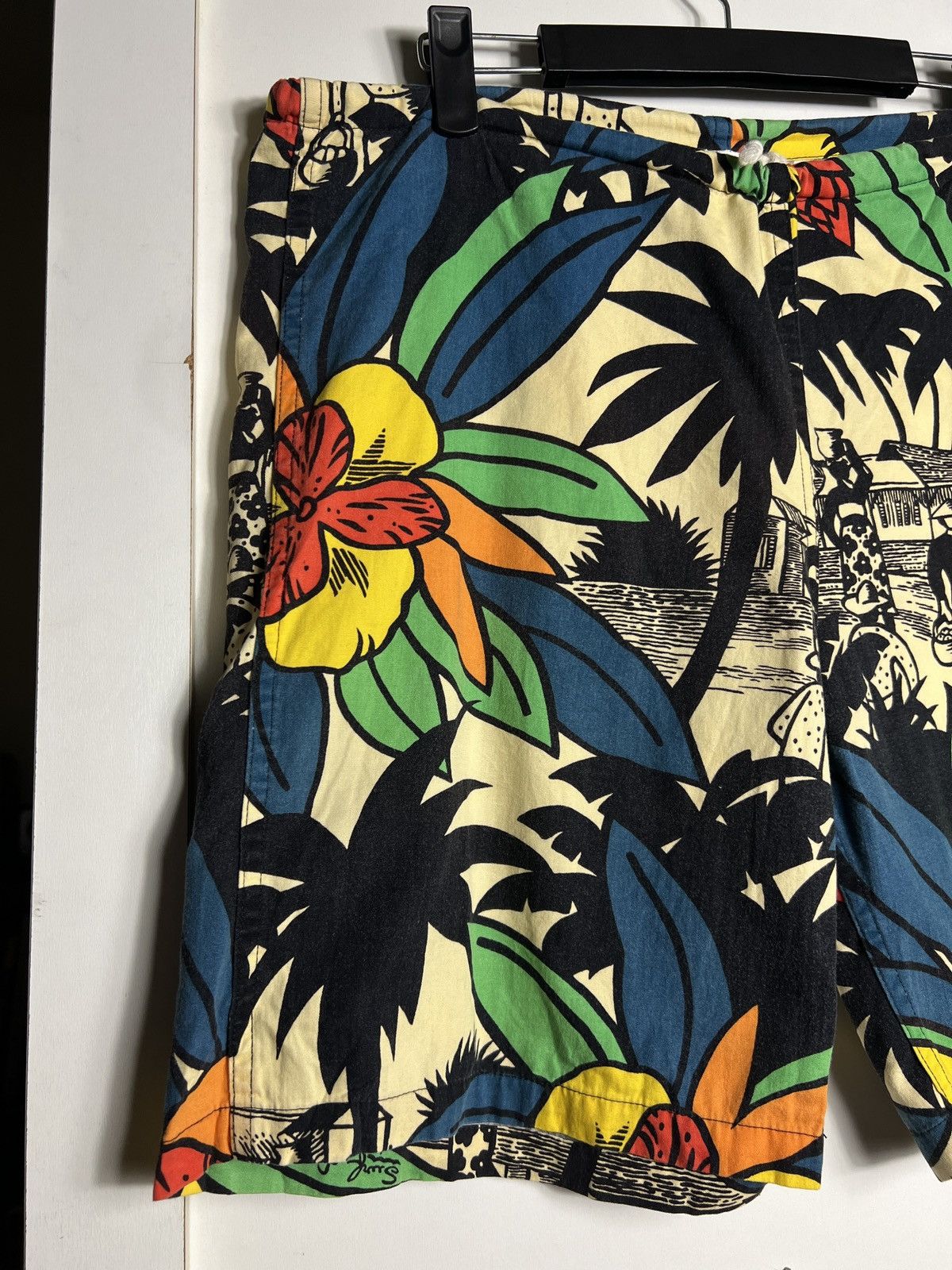 Vintage 🔥🔥🔥Jams Surfline Hawaii Fullprint Short Pant Made in Usa Size US 34 / EU 50 - 3 Thumbnail