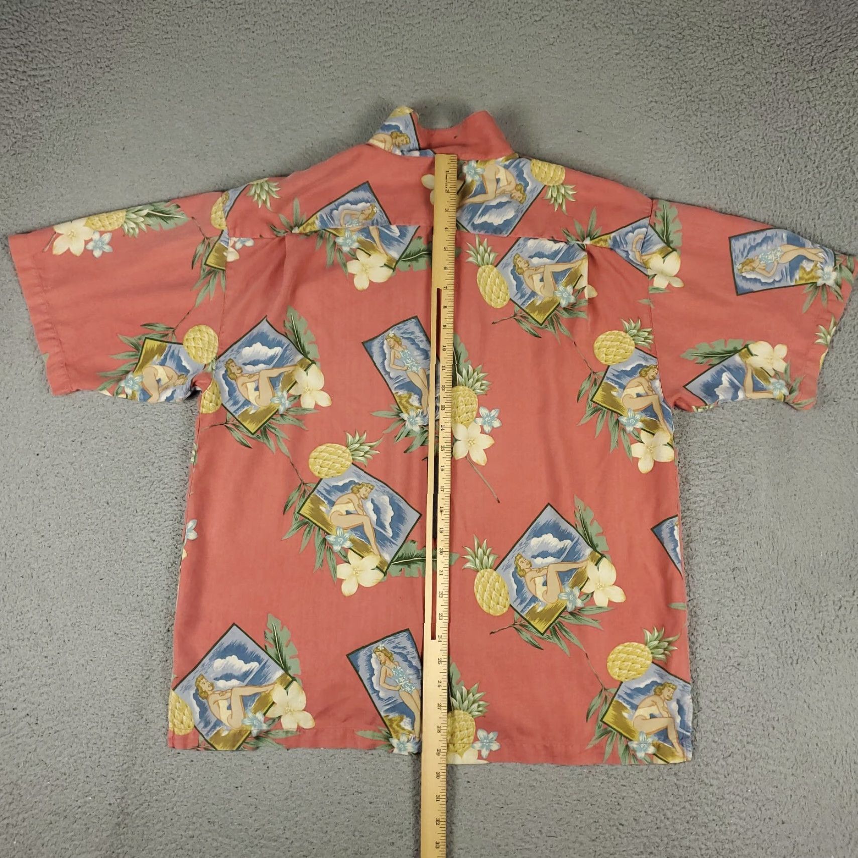 Tommy Bahama VINTAGE Tommy Bahama Shirt Mens XL Pink Silk Hawaiian Button-Up Short Sleeve Size US XL / EU 56 / 4 - 5 Thumbnail