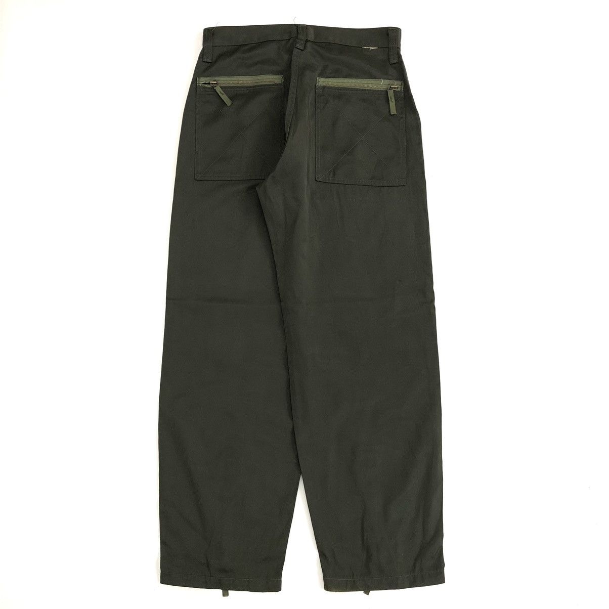 If Six Was Nine × Japanese Brand × Le Grande Bleu (L.G.B.) Vintage Bobson Big Pocket Bondage Cargo Olive Green Pants Size US 29 - 16 Thumbnail