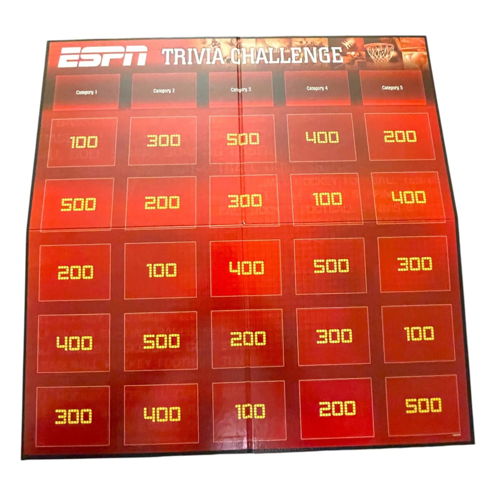 Other ESPN All Sports Trivia Challenge Game Complete 2-6 Players Size ONE SIZE - 5 Thumbnail
