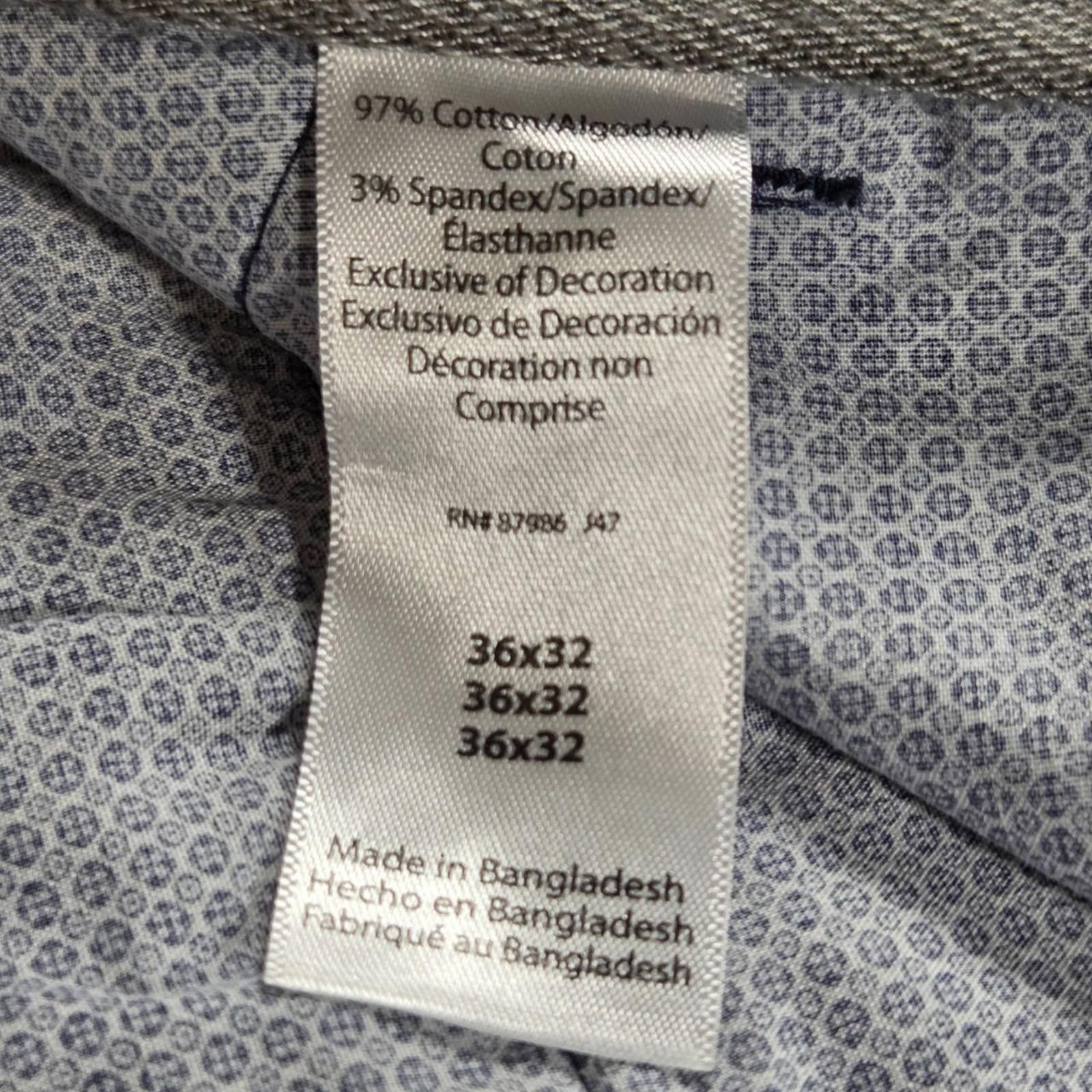 Other IKE By Ike Behar Mens Chino Pants Size 36x32 Dark Blue Size US 36 / EU 52 - 4 Thumbnail