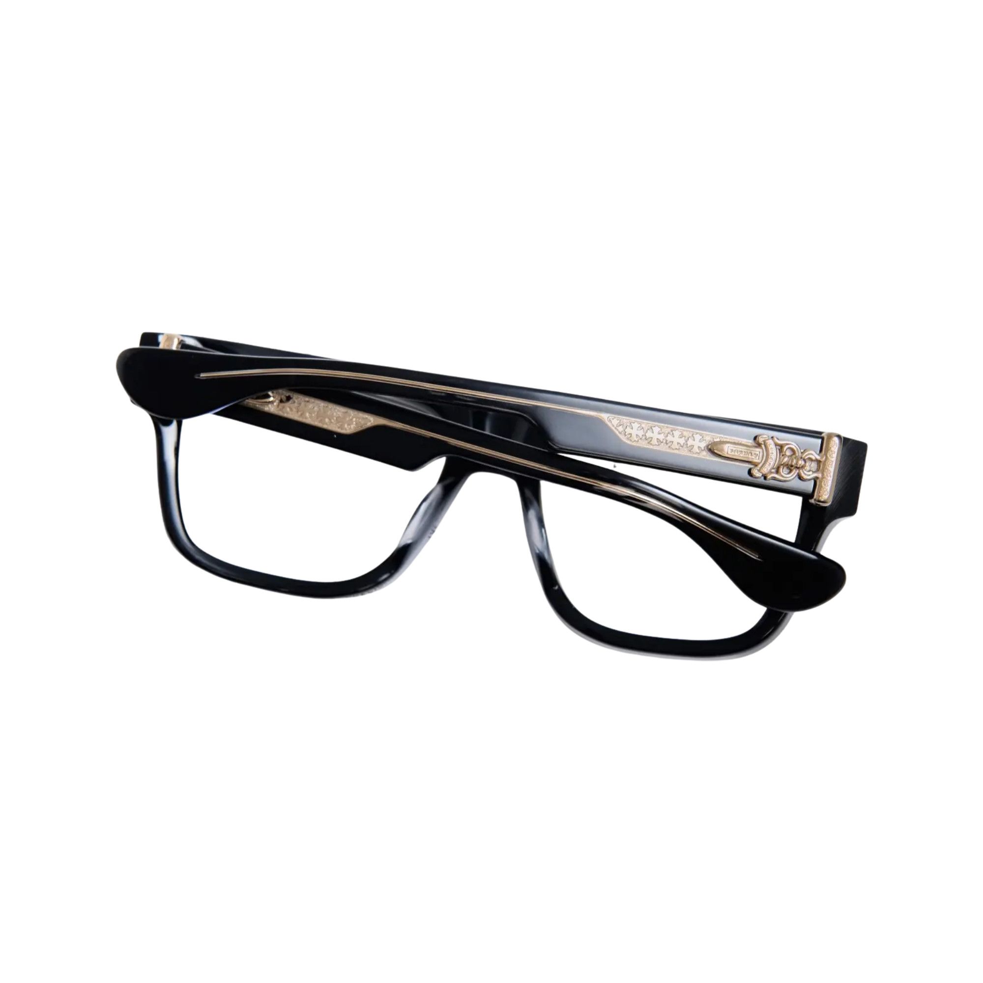 Chrome Hearts CHROME HEARTS BOX OFFICER BLACK 18K GOLD PLATED Size ONE SIZE - 3 Thumbnail