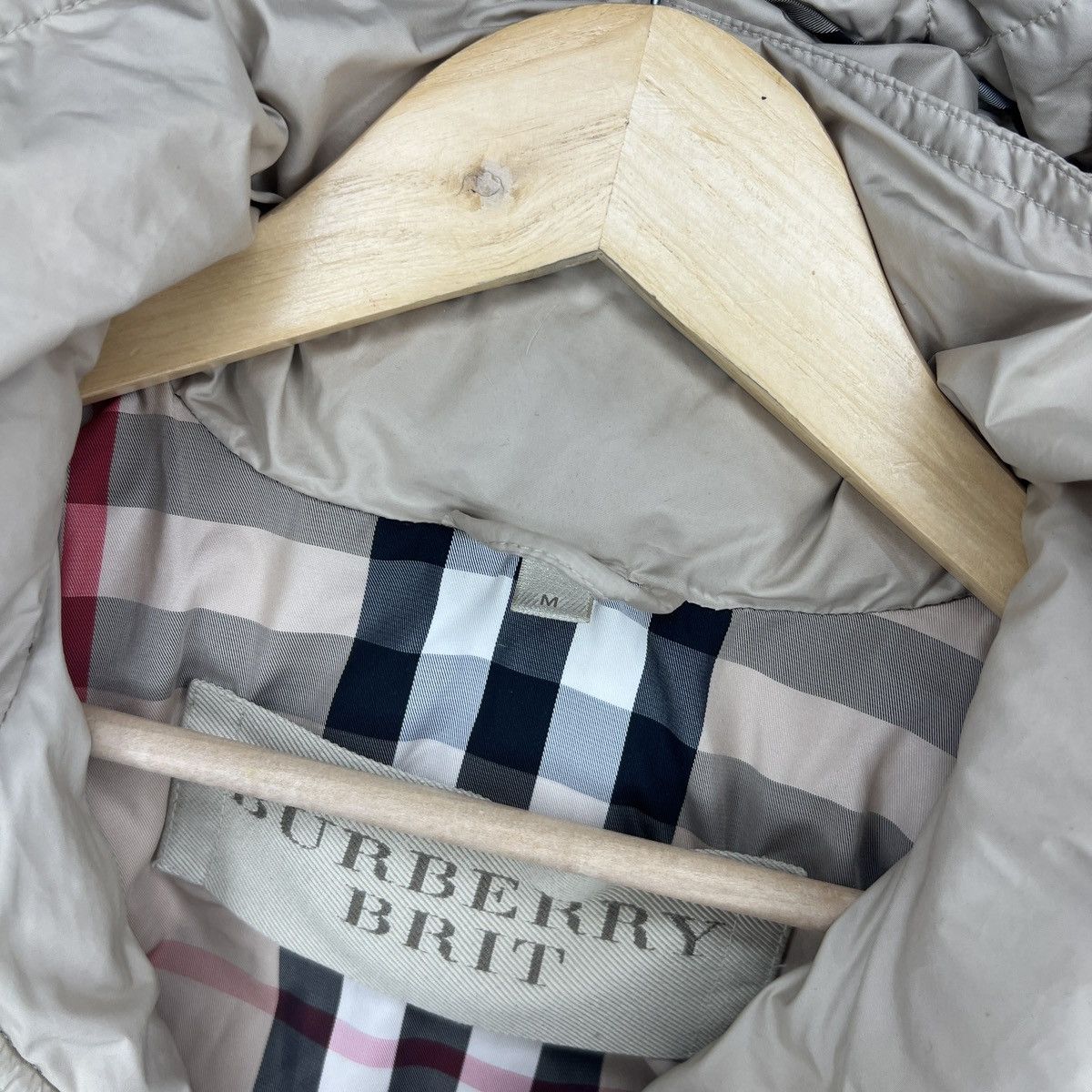 Burberry Burberry Puffer Down Jacket Hooded Nova Check Beige Belted Size M / US 6-8 / IT 42-44 - 13 Thumbnail
