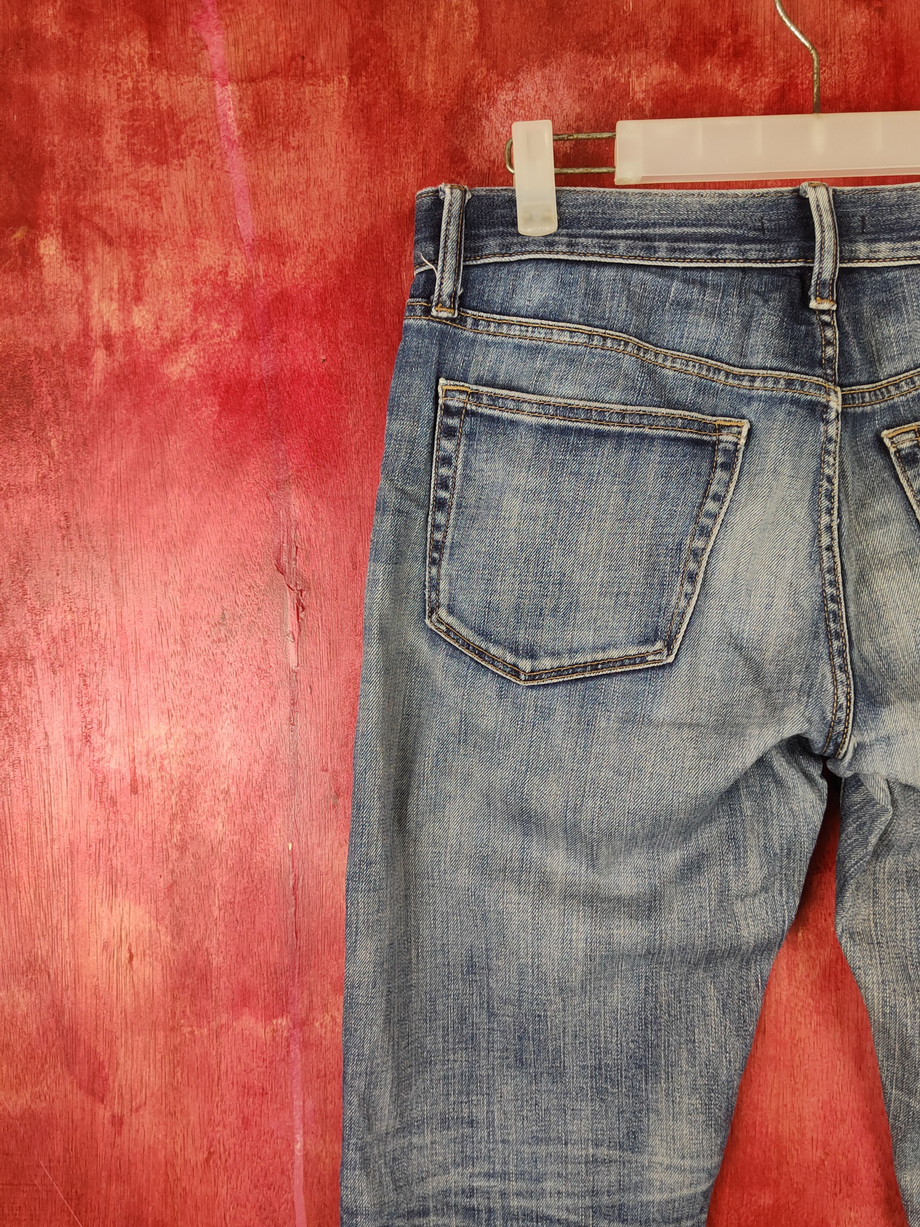 Japanese Brand Uniqlo japan vintage Blue jeans Denim Pants #S1369 Size US 32 / EU 48 - 8 Thumbnail