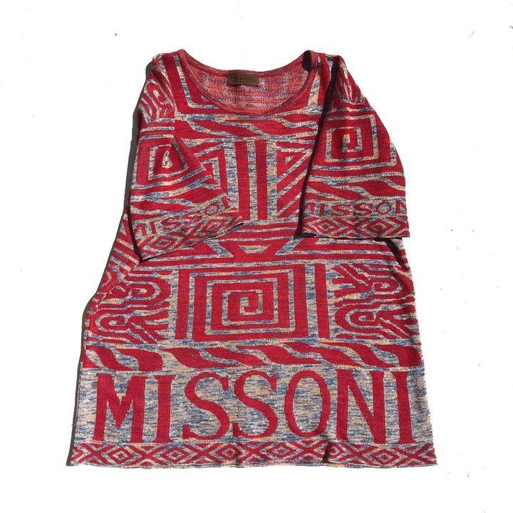 Missoni × Vintage Vintage Missoni italy Missoni Slub Tie Dye Print Polo Shirt Size US M / EU 48-50 / 2 - 5 Thumbnail