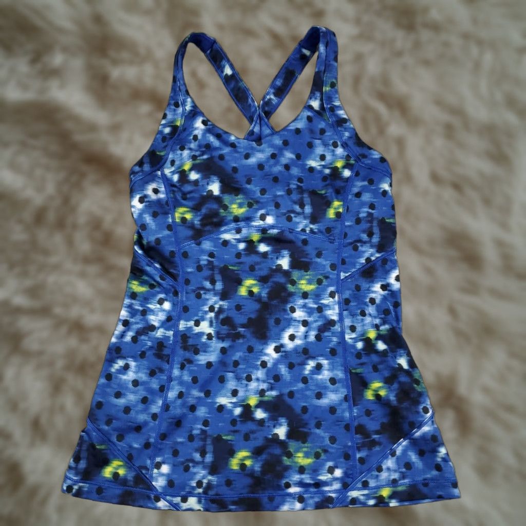 Lululemon Lululemon Tank Top Womens Size 6 Blue Kanto Catch Me Stretch Active Ladies Shirt Women XS-XL Size M / US 6-8 / IT 42-44 - 1 Thumbnail
