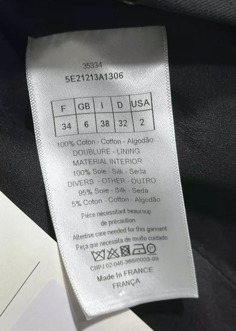 Dior Black WaistDefined Suit Jacket by Dior-2506 Size XS / US 0-2 / IT 36-38 - 5 Thumbnail