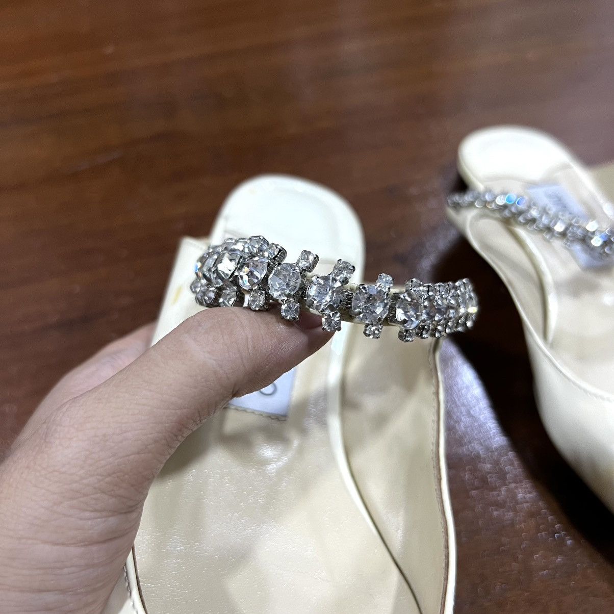 Jimmy Choo Vintage Jimmy Choo Swarovski Crystal Women Shoes Size US 6 / IT 36 - 4 Thumbnail