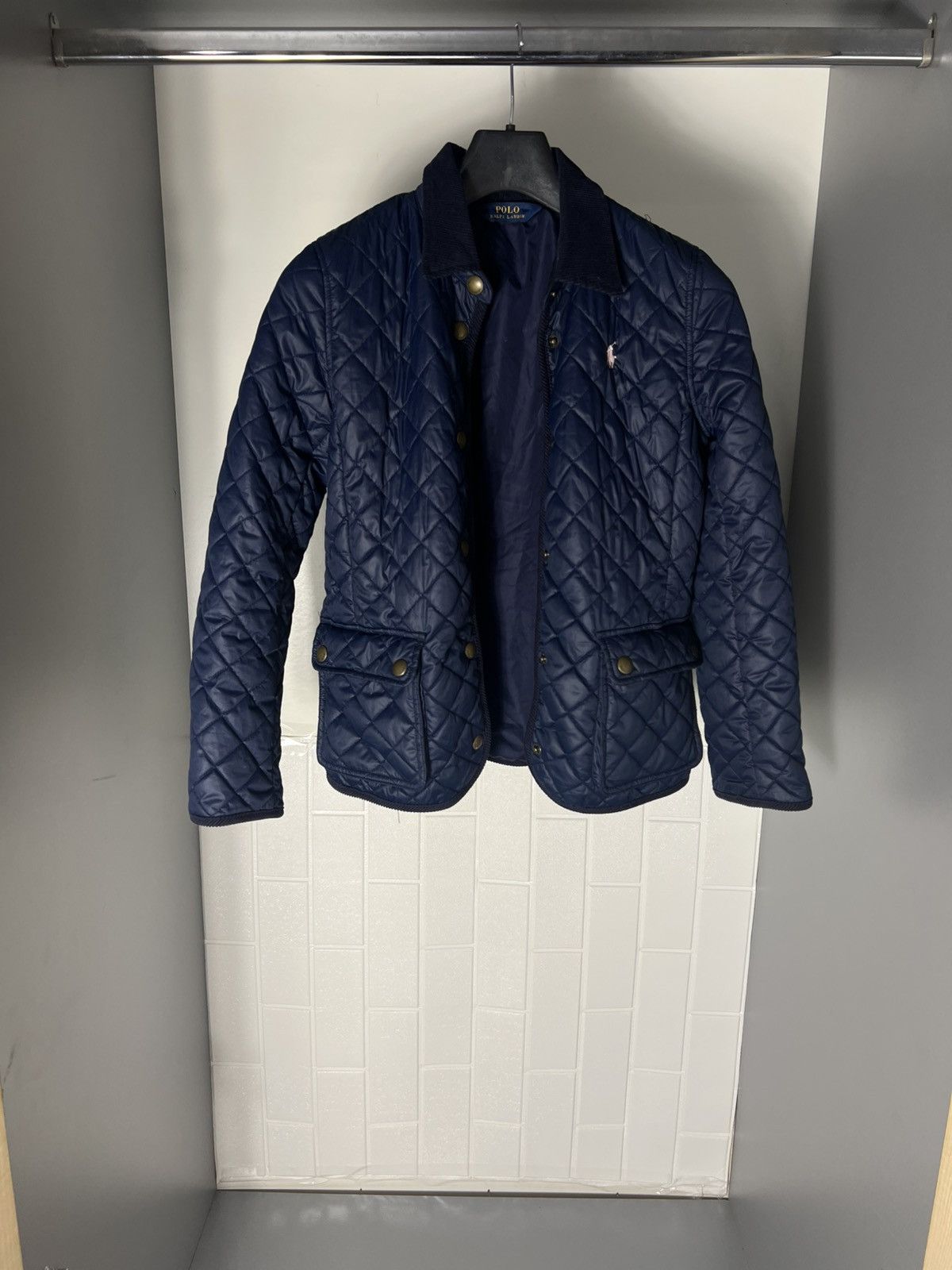 Polo Ralph Lauren × Vintage VERY RARE POLO RALPH LAUREN QUILT DOWN JACKET ENGLAND STYLE Size S / US 4 / IT 40 - 3 Thumbnail