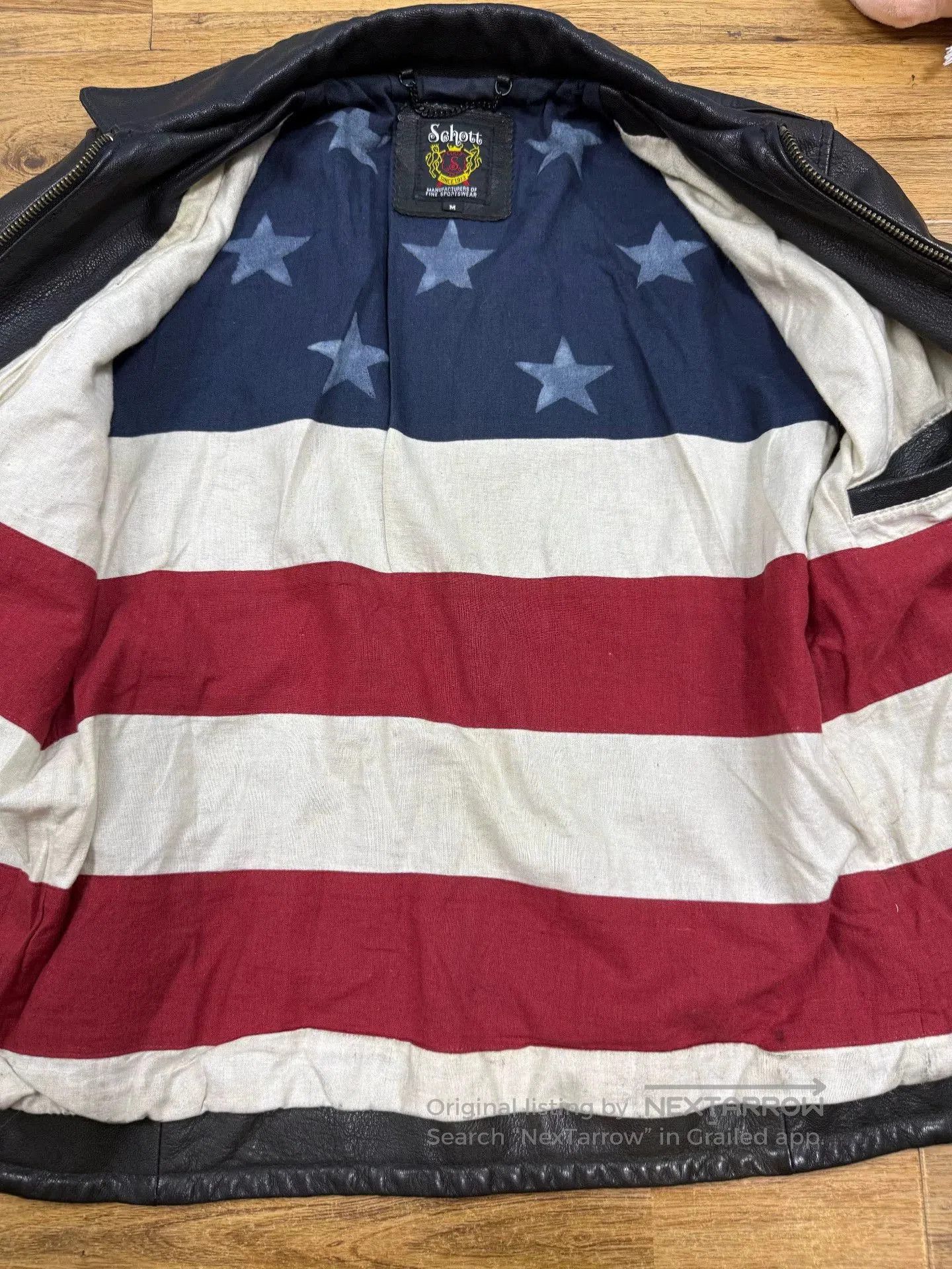 Schott Schott Men's Goat Leather Motorcycle Jacket. Size US M / EU 48-50 / 2 - 3 Thumbnail