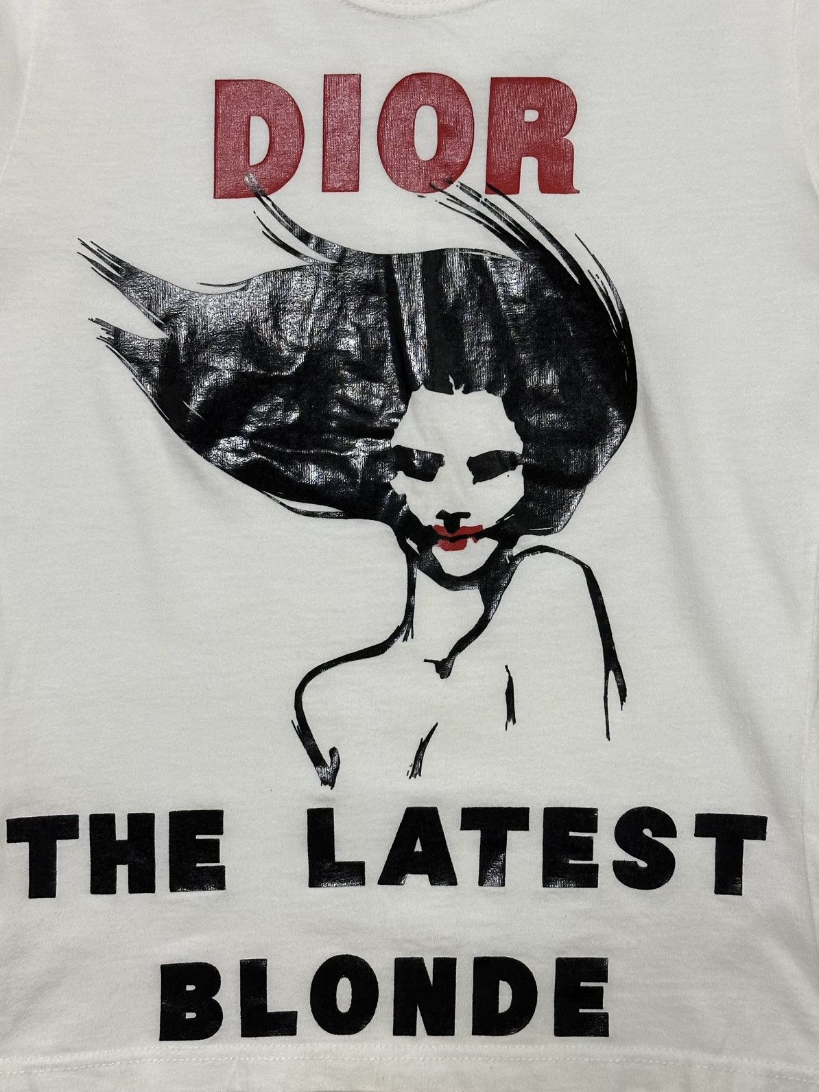 Dior CHRISTIAN DIOR S/S 2003 "DIOR THE LATEST BLONDE" T-Shirt Size XS / US 0-2 / IT 36-38 - 3 Thumbnail