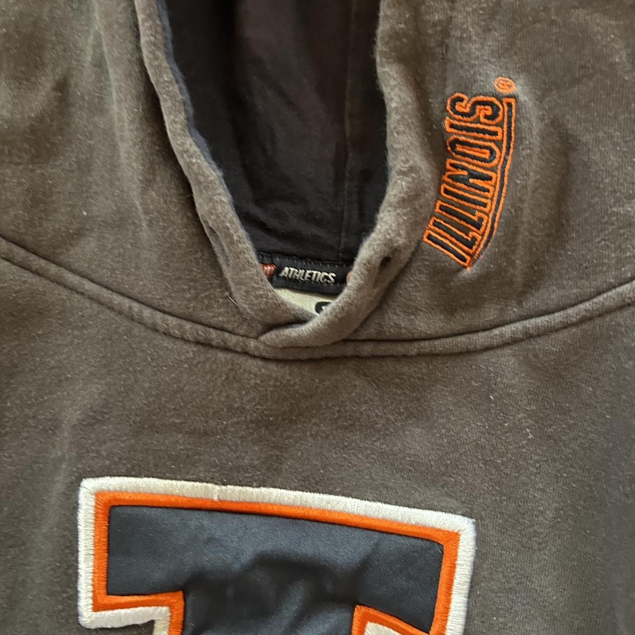 Colosseum Athletics Y2K Illinois Fighting Illini Hoodie Adult Embroidered Mens Size US XL / EU 56 / 4 - 2 Thumbnail
