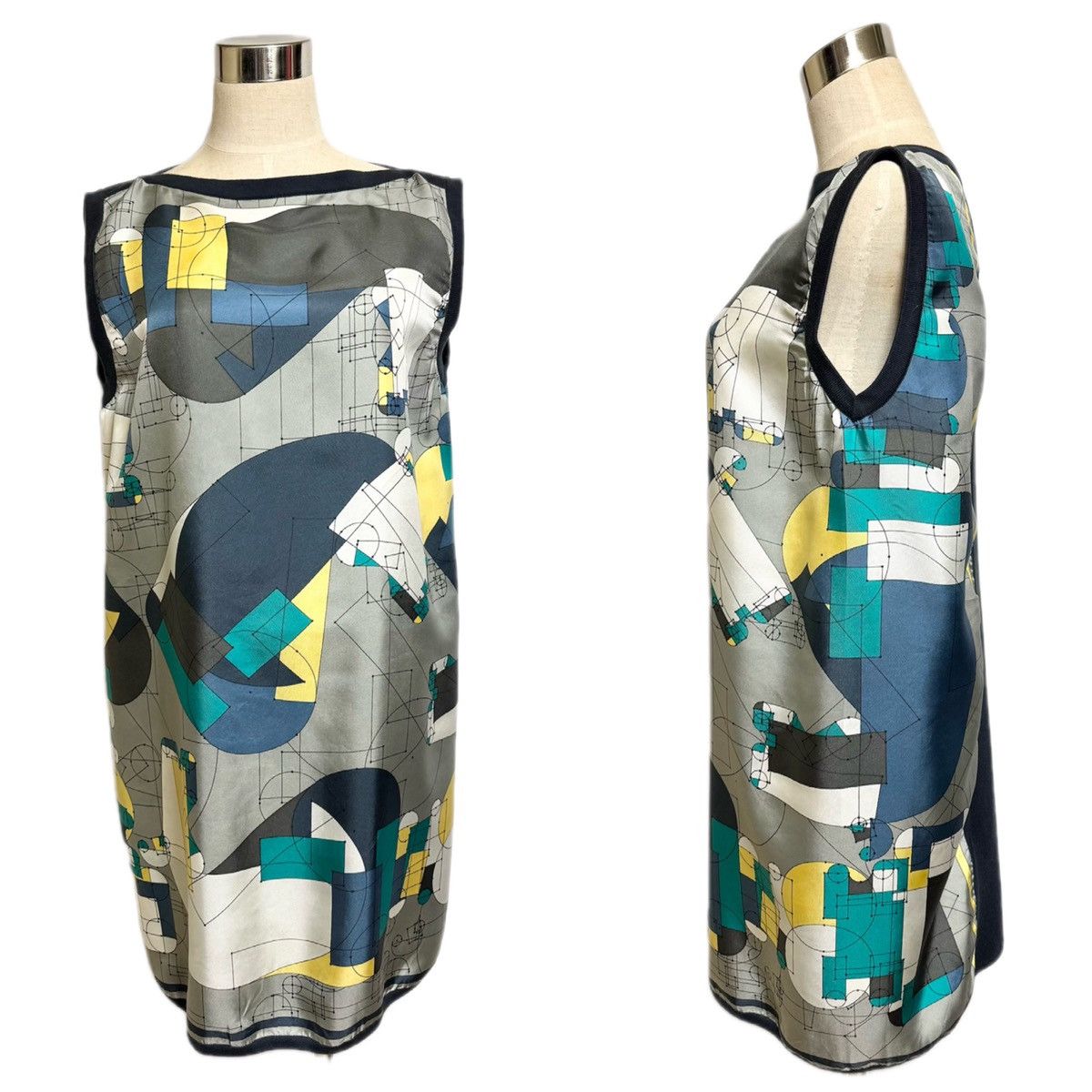 Hermes Authentic, Excellent Hermès Art Design Dress Size M / US 6-8 / IT 42-44 - 13 Thumbnail