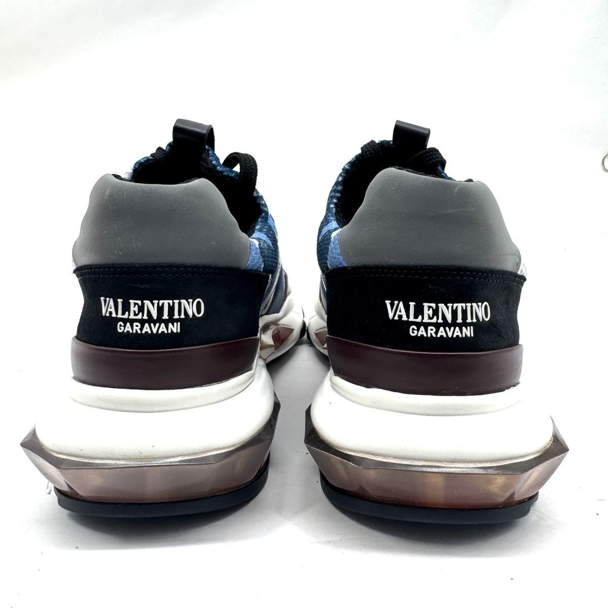 Valentino Valentino Garavani Bounce Blue Camouflage sneakers No Box Size US 11 / EU 44 - 7 Thumbnail