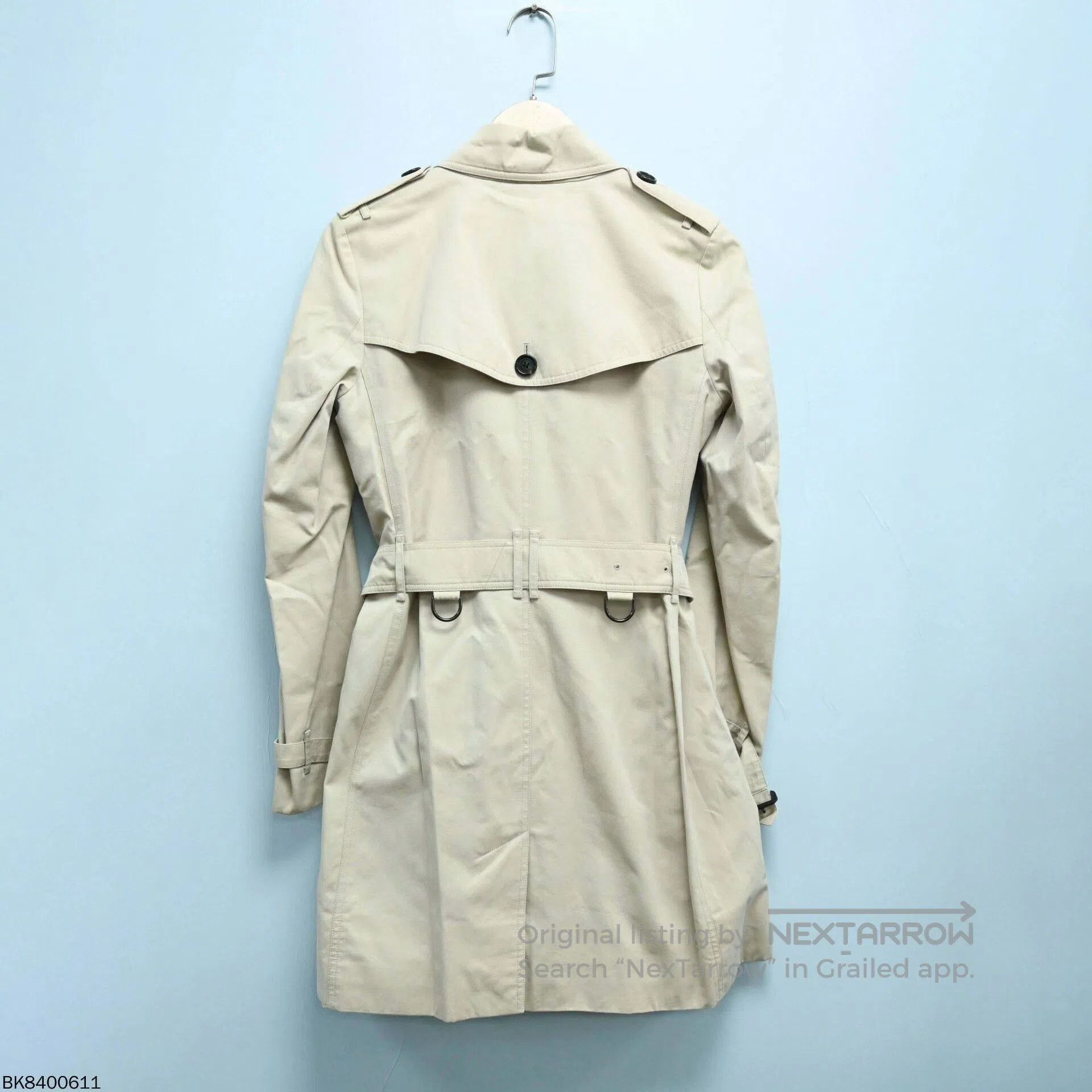 Burberry burberry double-breasted trench coat with belt. Size US M / EU 48-50 / 2 - 2 Thumbnail