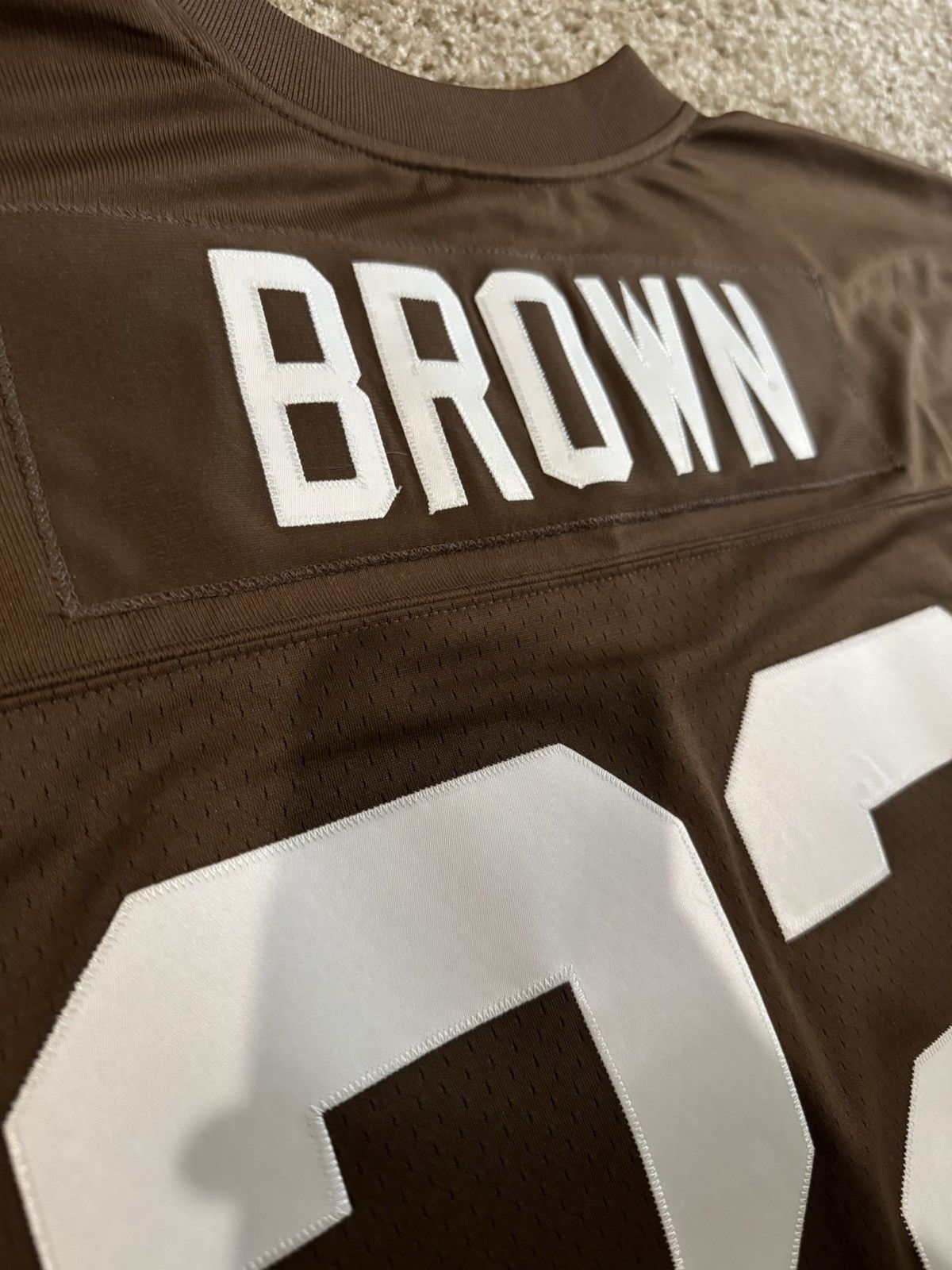 Mitchell & Ness CLEVELAND BROWNS JIM BROWN JERSEY Size US XL / EU 56 / 4 - 9 Thumbnail