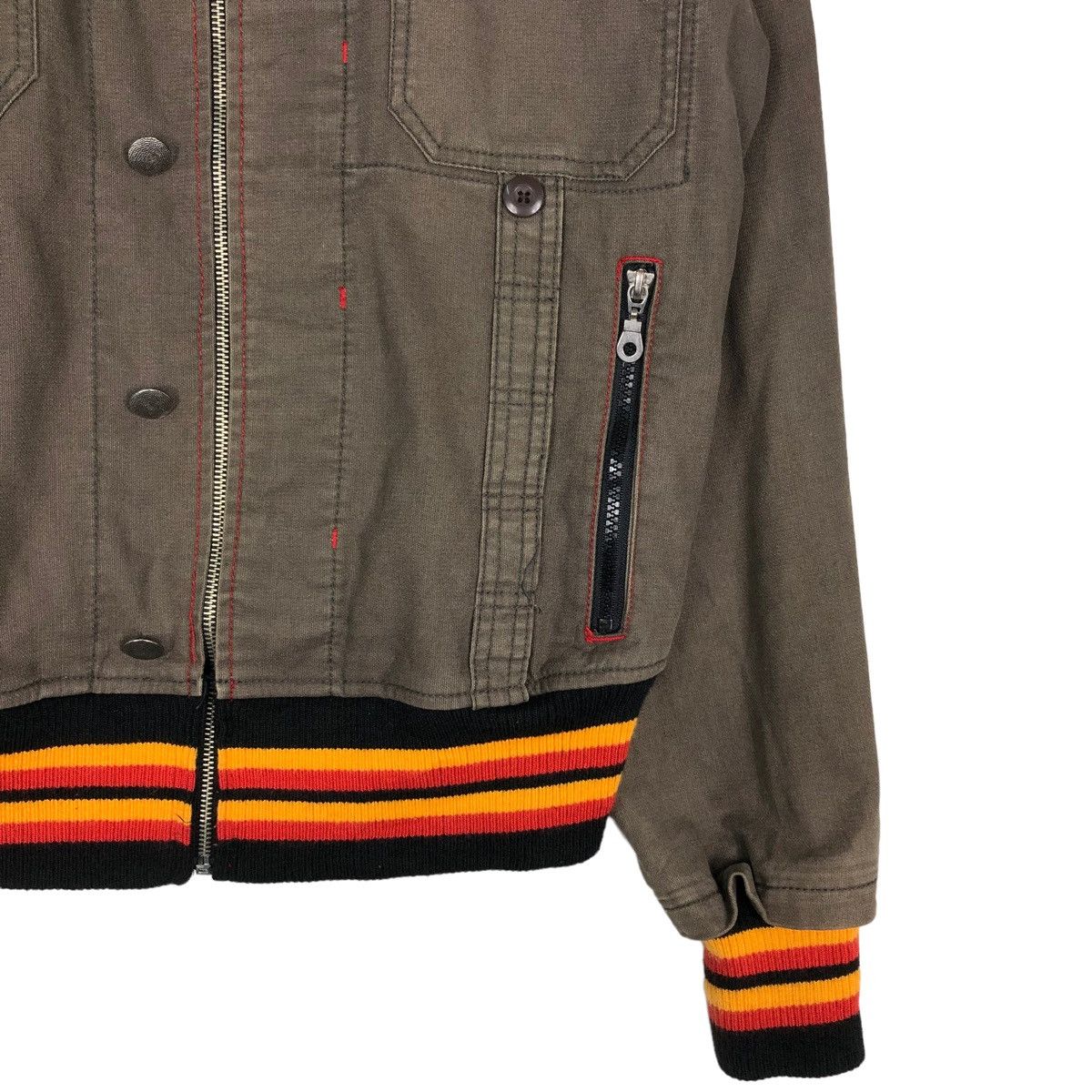 Japanese Brand VINTAGE BIKER WORK JACKET POWER TO THE PEOPLE BLACK LABEL Size US M / EU 48-50 / 2 - 7 Thumbnail
