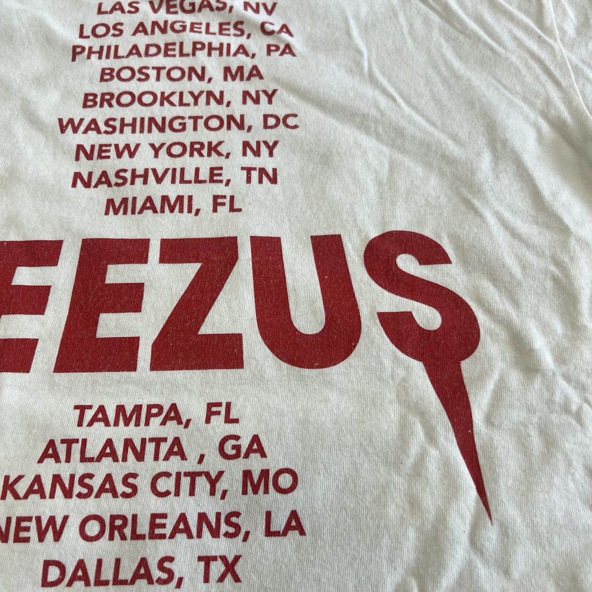 Kanye West Kanye West Yeezus Tour T-Shirt 2013 Rap Tee Merch M Size US M / EU 48-50 / 2 - 7 Thumbnail