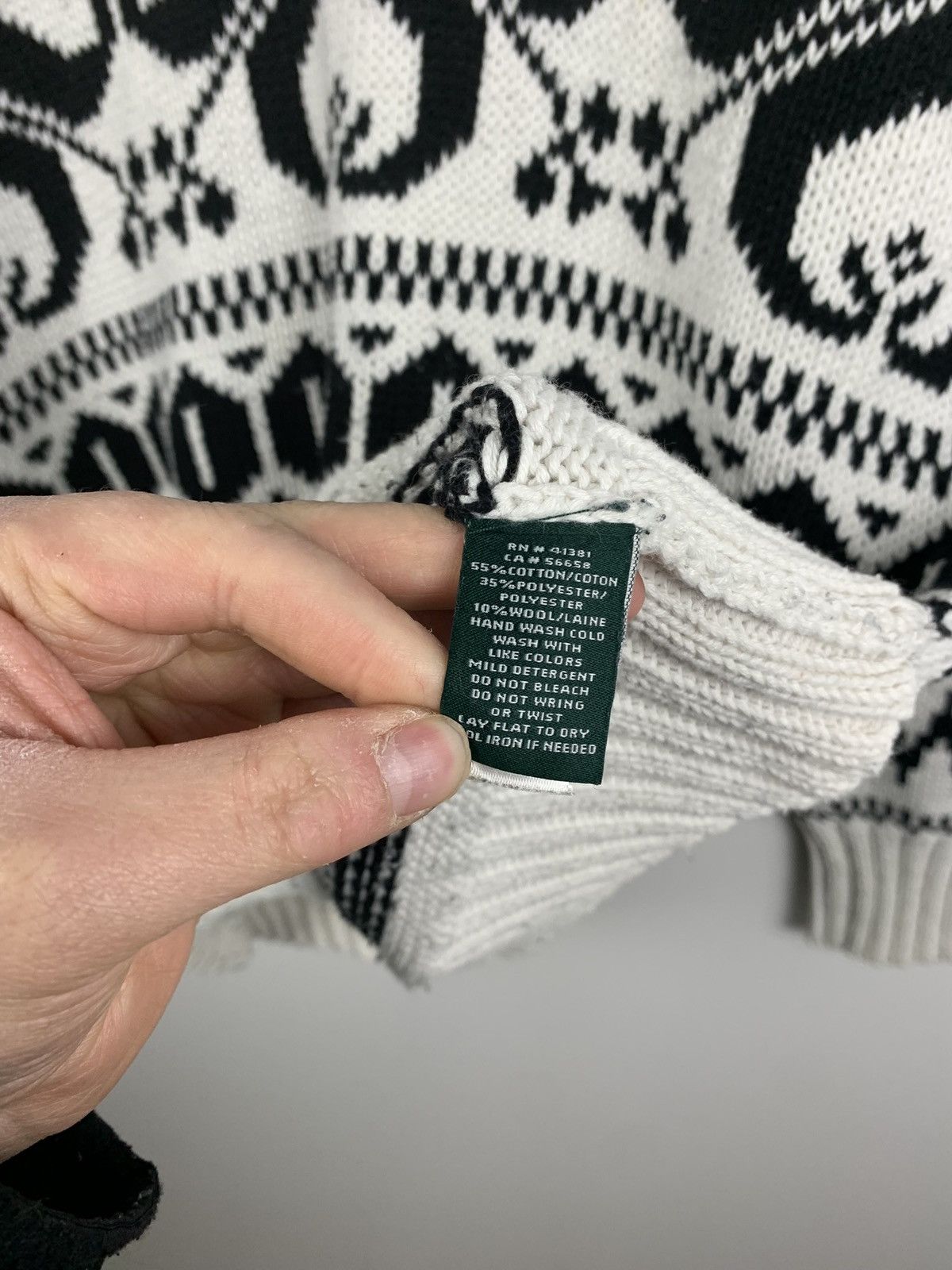 Lauren Ralph Lauren Y2K Lauren Ralph Lauren Fair Isle Winter Sweater Norway 90’s Size L / US 10 / IT 46 - 9 Thumbnail