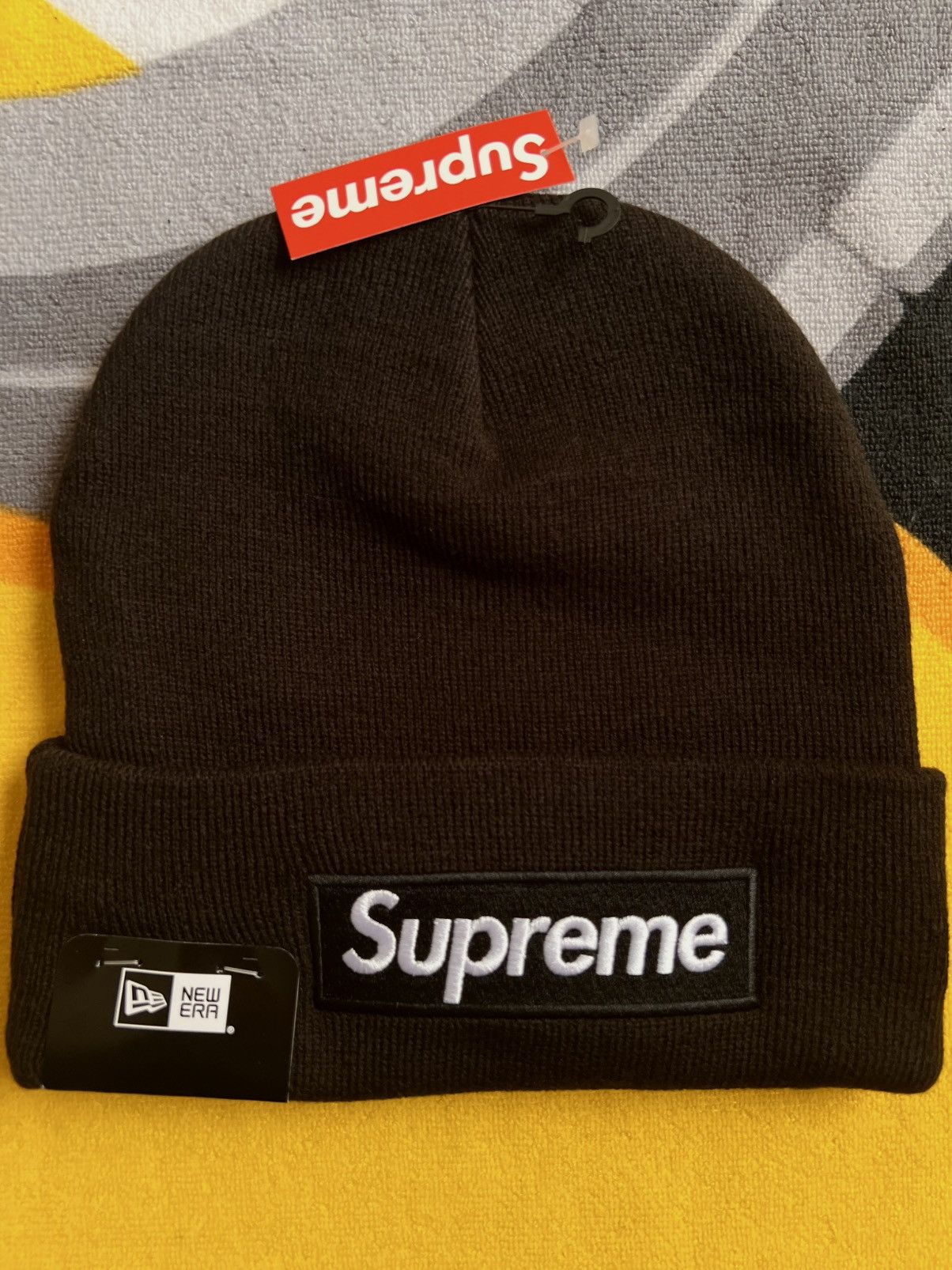 Supreme Supreme 'New Era Box Logo Beanie' Black | Grailed