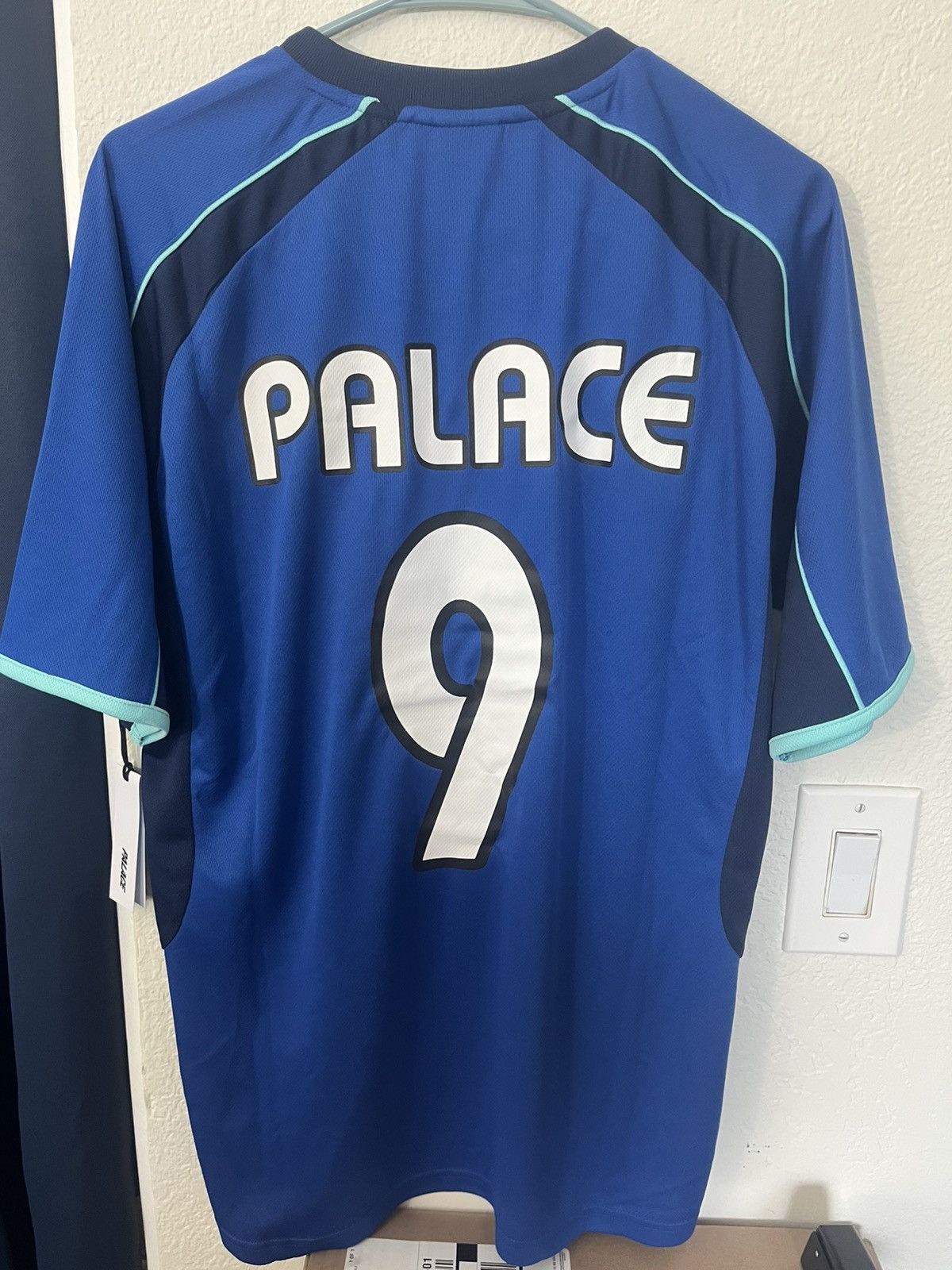 Palace Palace Skateboards Pen Pals Jersey Blue Soccer Football Size US M / EU 48-50 / 2 - 7 Thumbnail