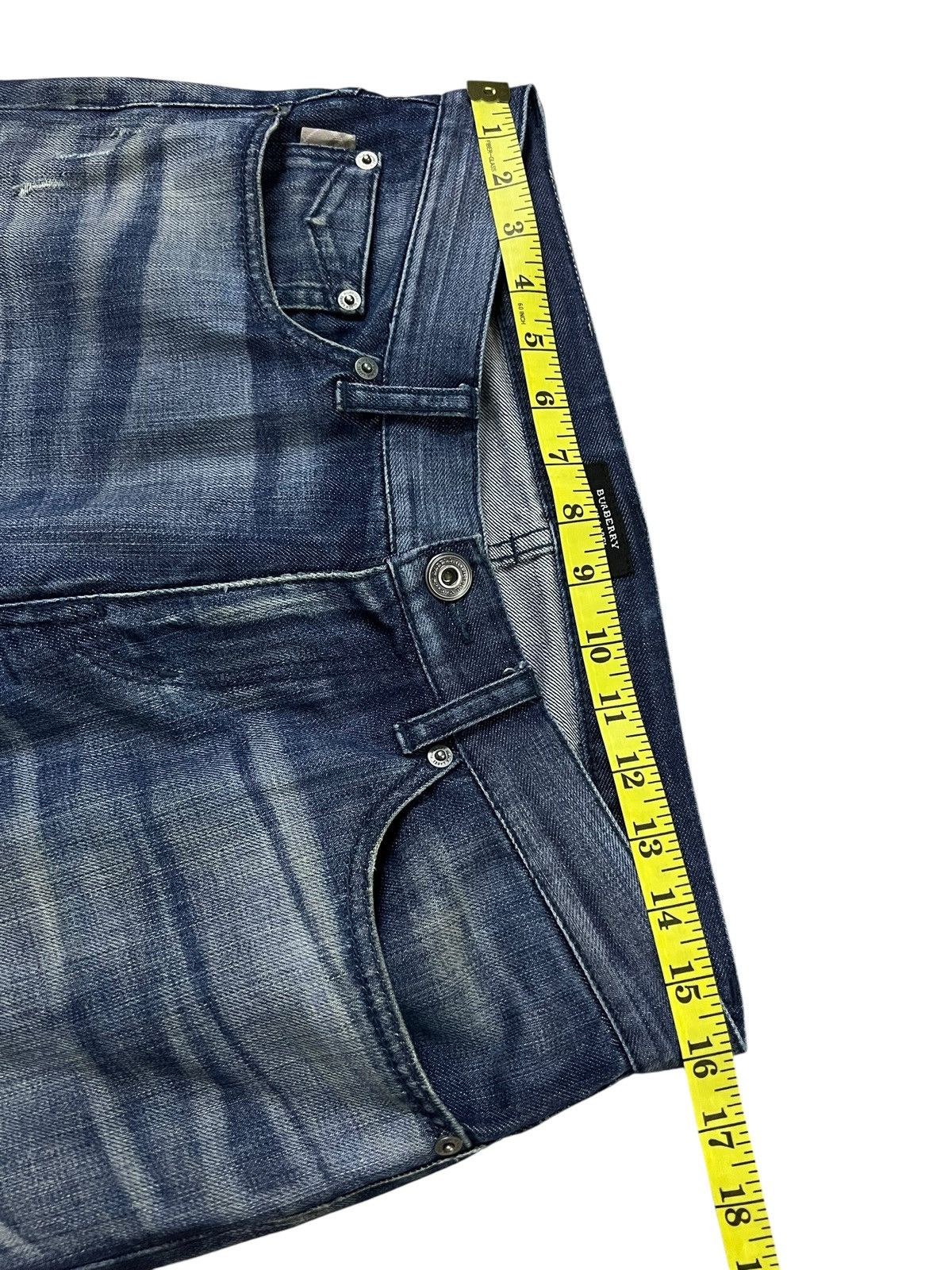 Burberry Burberry Black Label Mud Wash Jean Size US 31 - 15 Thumbnail