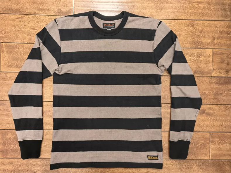 Iron Heart Iron heart Heavy striped T-shirt undershirt long-sleeved vi Size US M / EU 48-50 / 2 - 1 Thumbnail