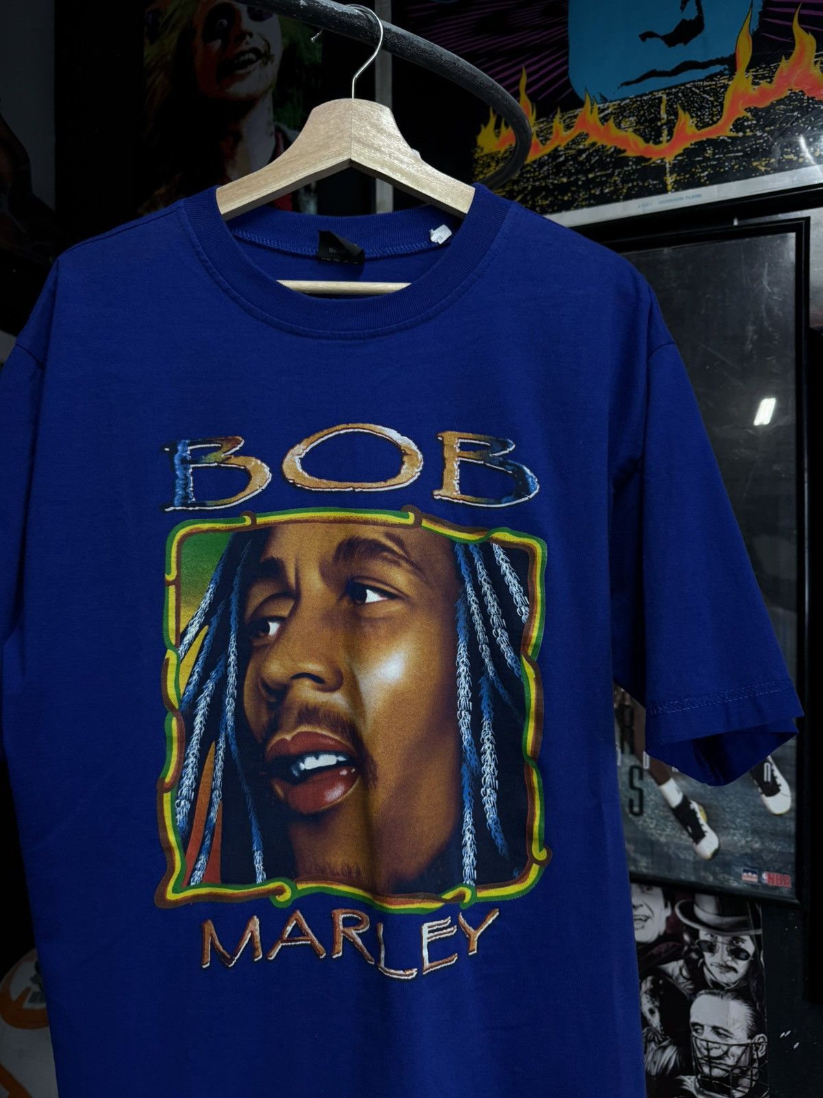 Vintage Vintage 90’s Bob Marley T-Shirt Vtg Rap Tee Size Large Size US L / EU 52-54 / 3 - 6 Thumbnail