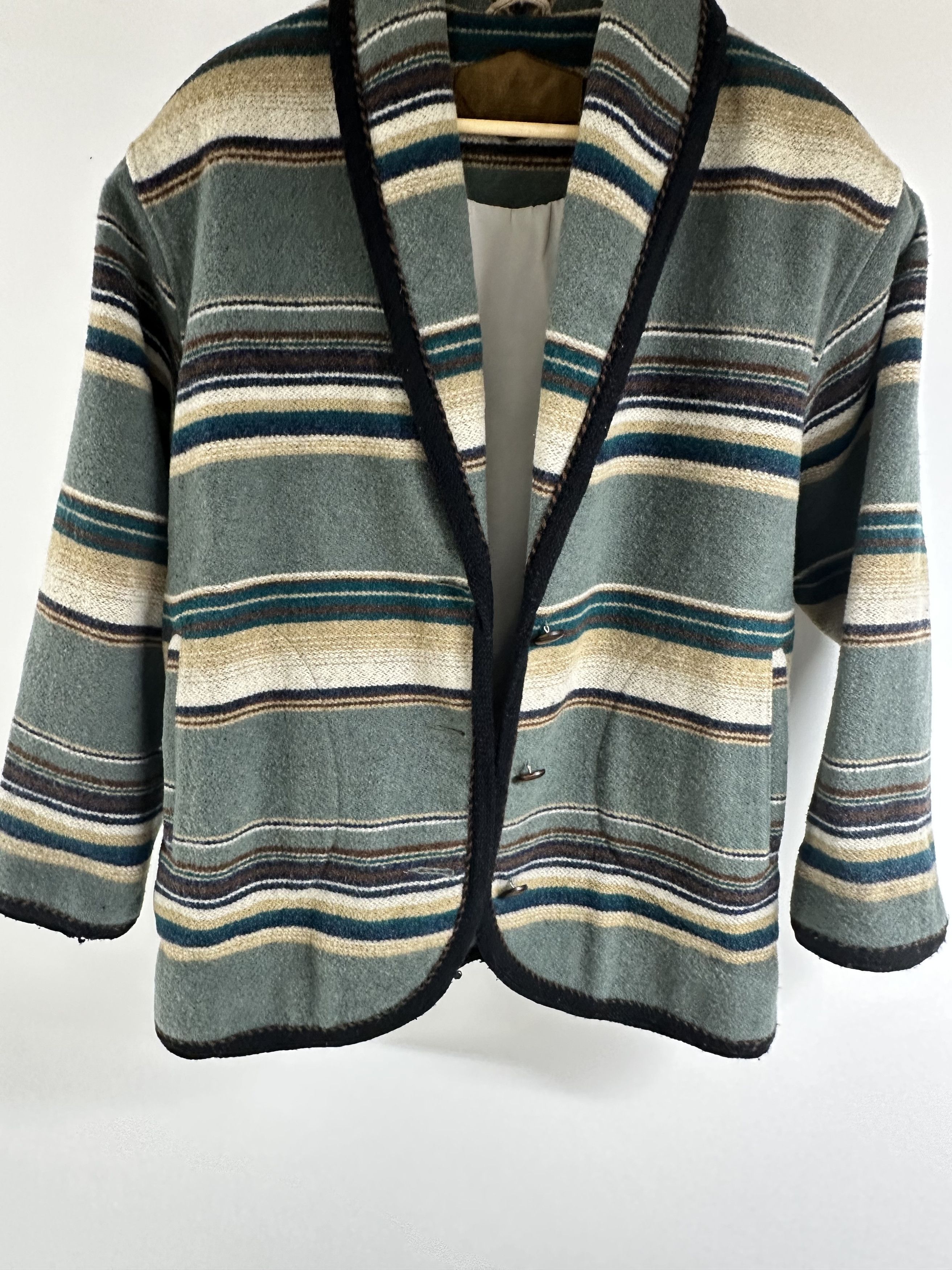 Woolrich Woolen Mills Vintage Woolrich Chore Coat Jacket Medium USA Wool Striped Size US M / EU 48-50 / 2 - 3 Thumbnail