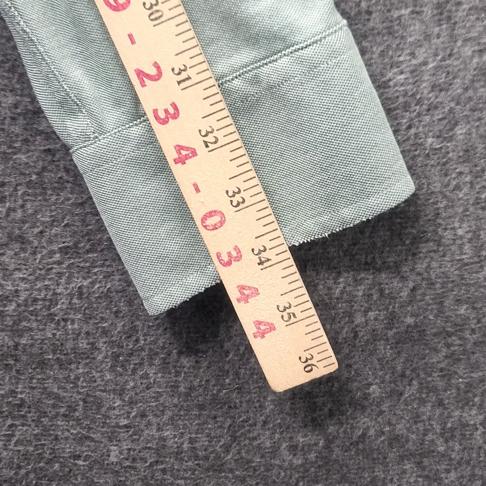UNTUCKit UNTUCKit Shirt Mens 3XL Regular Fit Long Sleeve Button-Up Collared Green Cotton Solid Vintage Style Classic Mens Shirts Size US XXL / EU 58 / 5 - 5 Thumbnail