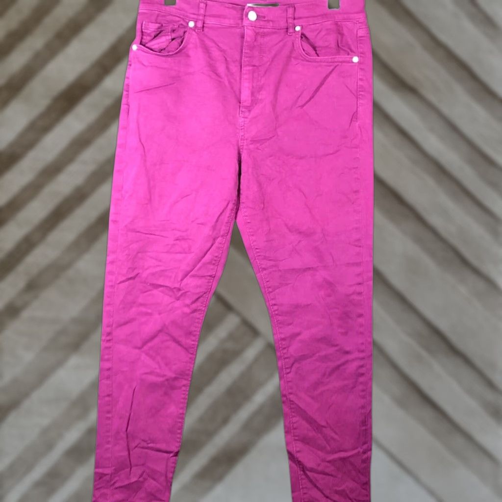 Loft LOFT Womens Jeans Purple High Rise The Skinny Cotton Blend Stretch 10/30 Skinny Jeans Womens Purple High Rise The Skinny Cotton Blend Stretch 10/30 Size 24" / US 00 / IT 34 - 1 Thumbnail