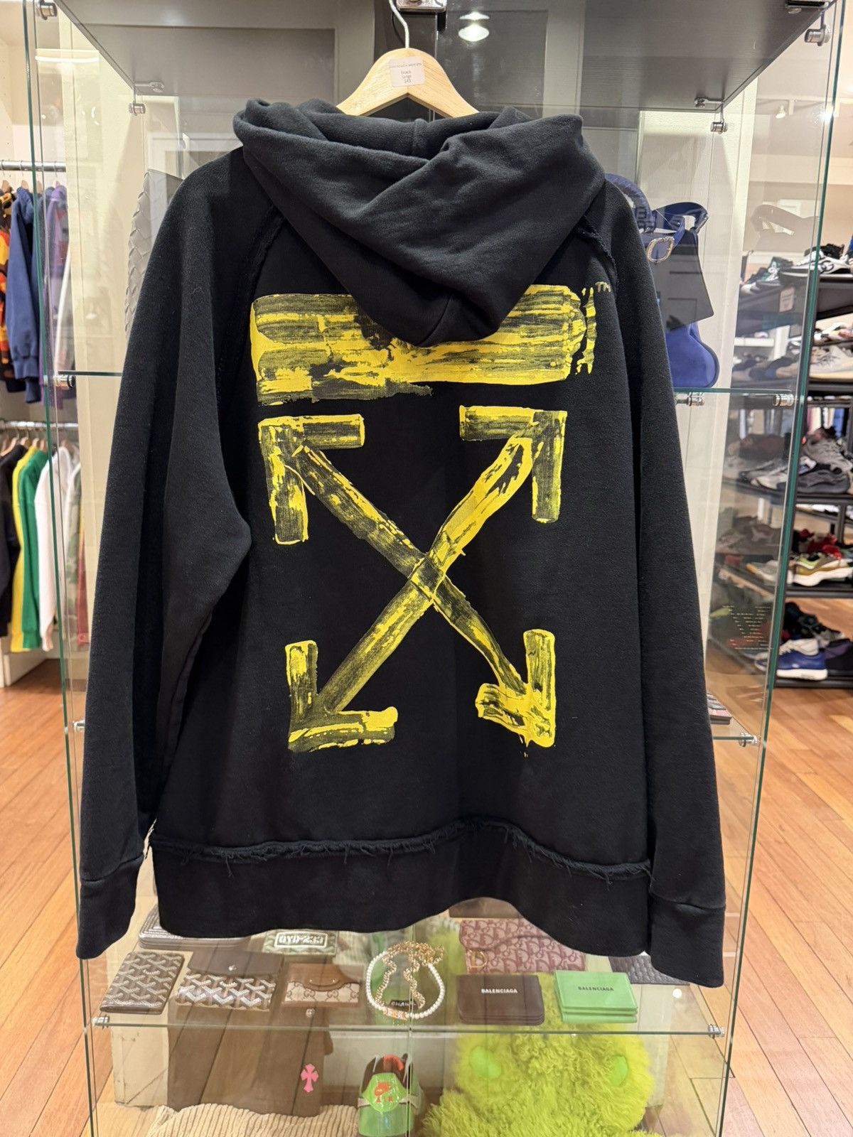 Off-White Off-White Painted Logo Hoodie Size US M / EU 48-50 / 2 - 2 Thumbnail