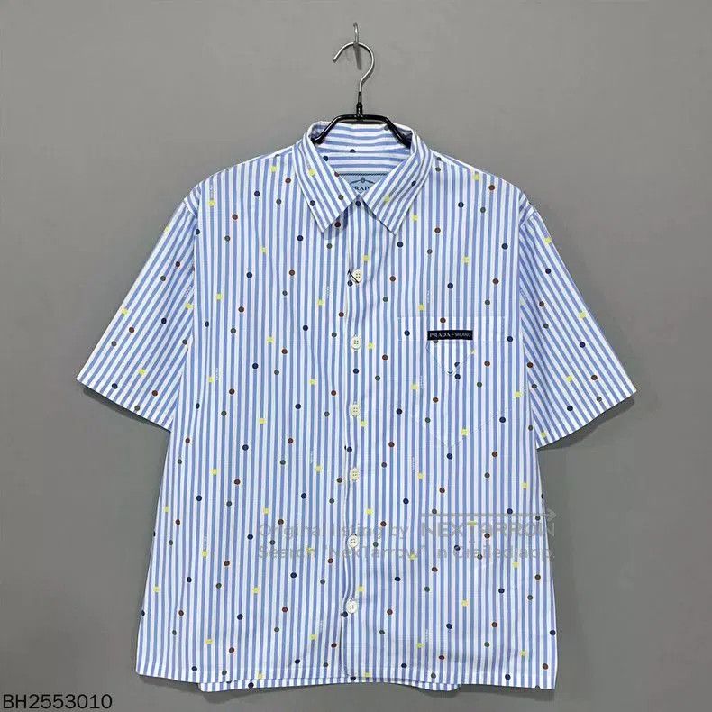 Louis Vuitton Louis Vuitton Striped Short Sleeve Shirt. Size US M / EU 48-50 / 2 - 1 Thumbnail