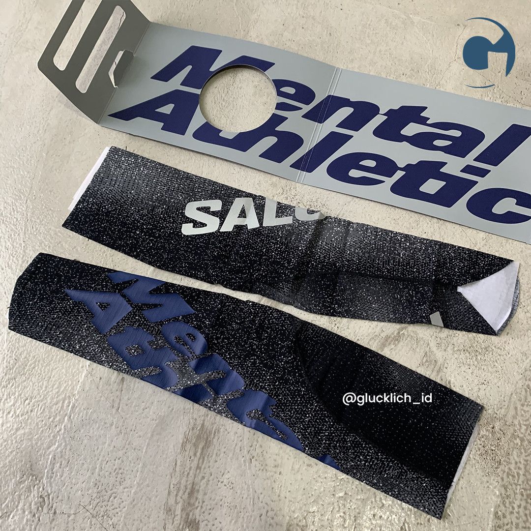 Salomon Salomon, Sleeves x Mental Athletic - Deep Black/White Size ONE SIZE - 4 Thumbnail
