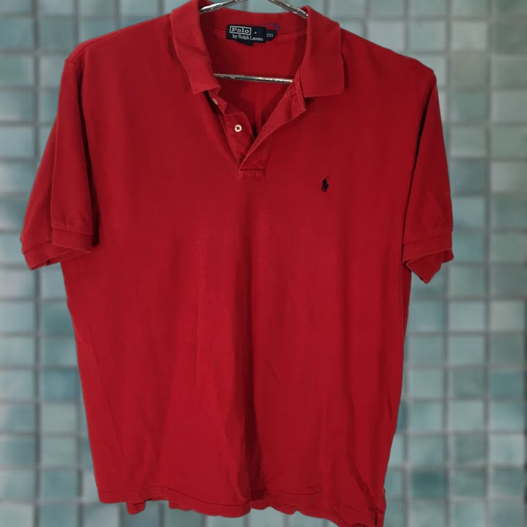 Polo Ralph Lauren Polo Ralph Lauren Polo Mens Collared Short Sleeve Casual Red XXL Shirt Size US XXL / EU 58 / 5 - 1 Thumbnail