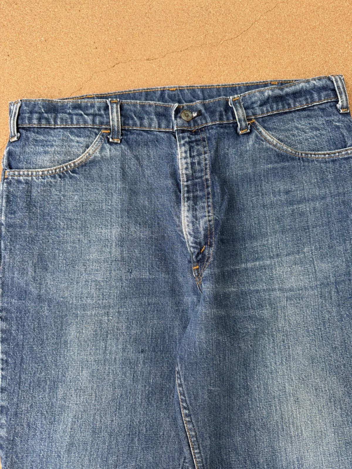 Levi's Vtg 70’s Levi’s 646 Orange Tab Bellbottom Flare Jeans 36x28 Size US 36 / EU 52 - 4 Thumbnail