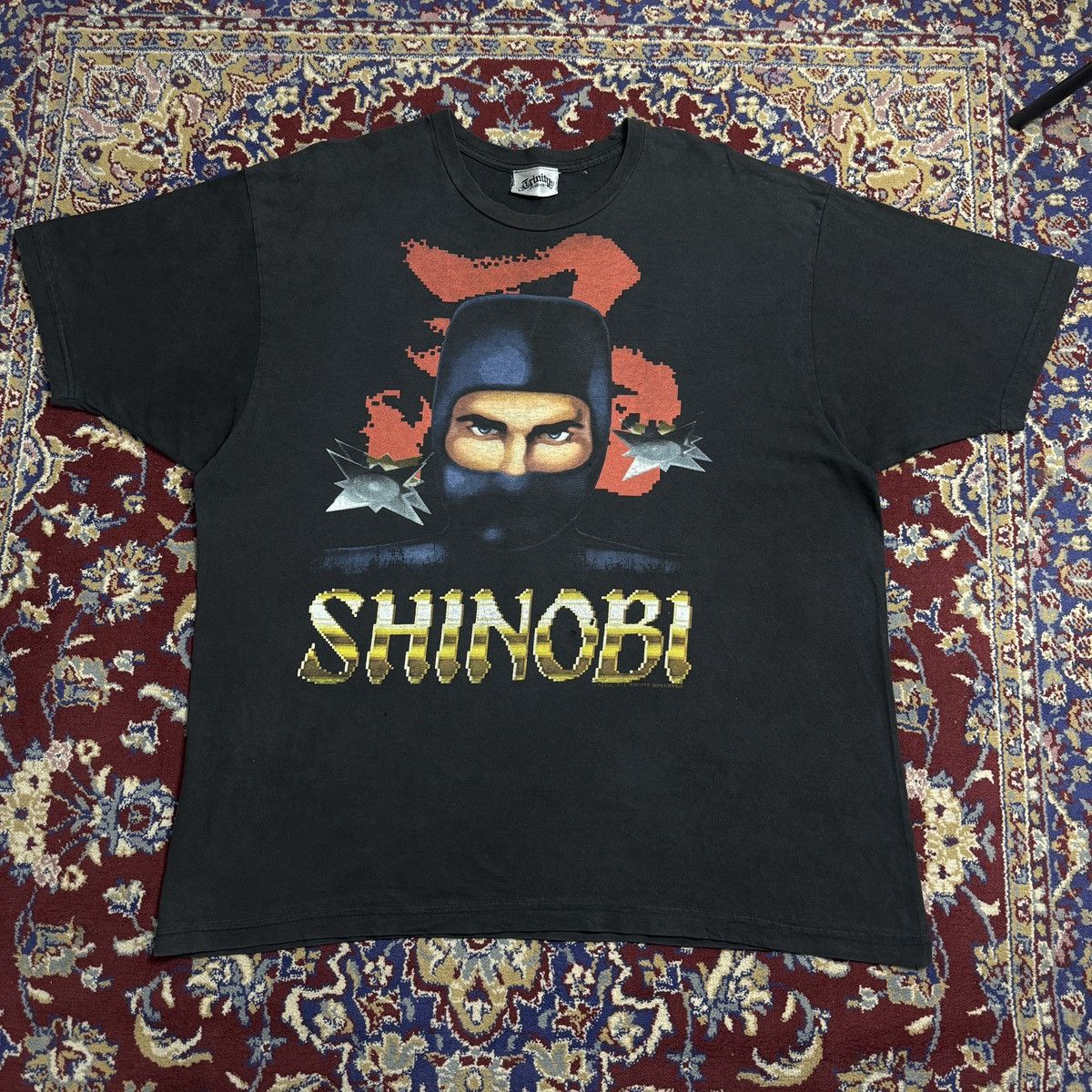 Playstation Vintage 2000s SEGA Shinobi Playstation video game promo tee Size US XXL / EU 58 / 5 - 2 Thumbnail