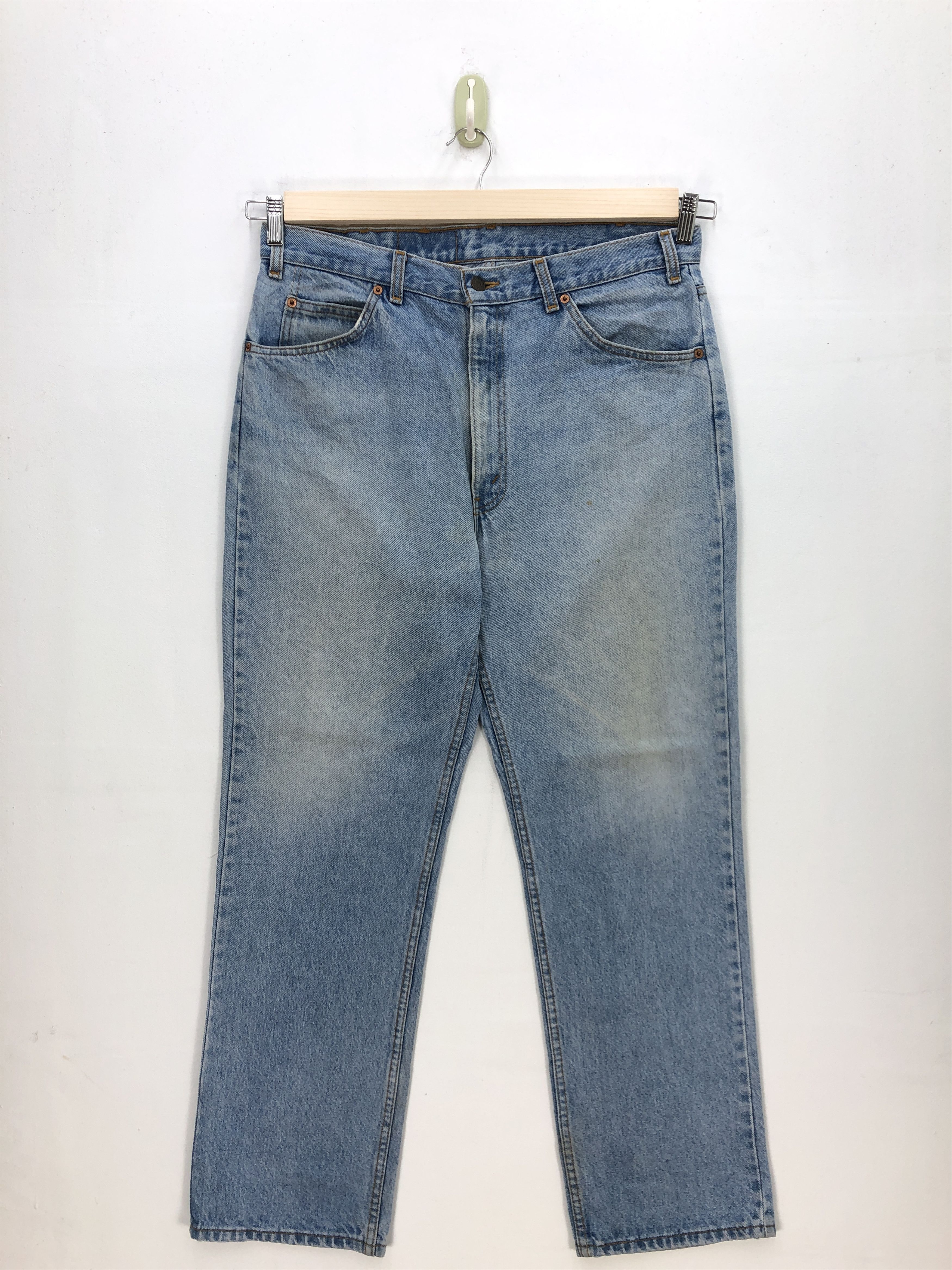 Levi's Vintage 90s Levis Sun Faded Jeans Levi's Light Wash Denim Size US 34 / EU 50 - 1 Thumbnail