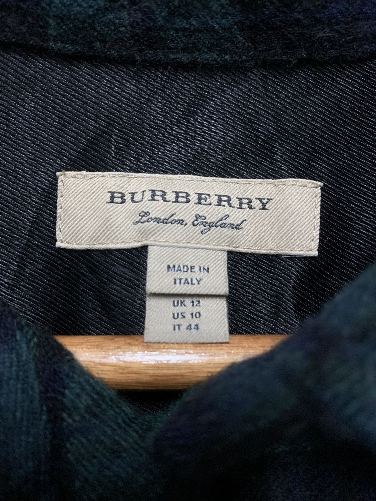 Burberry × Designer Vintage Burberry Dress Wool Size M / US 6-8 / IT 42-44 - 6 Thumbnail
