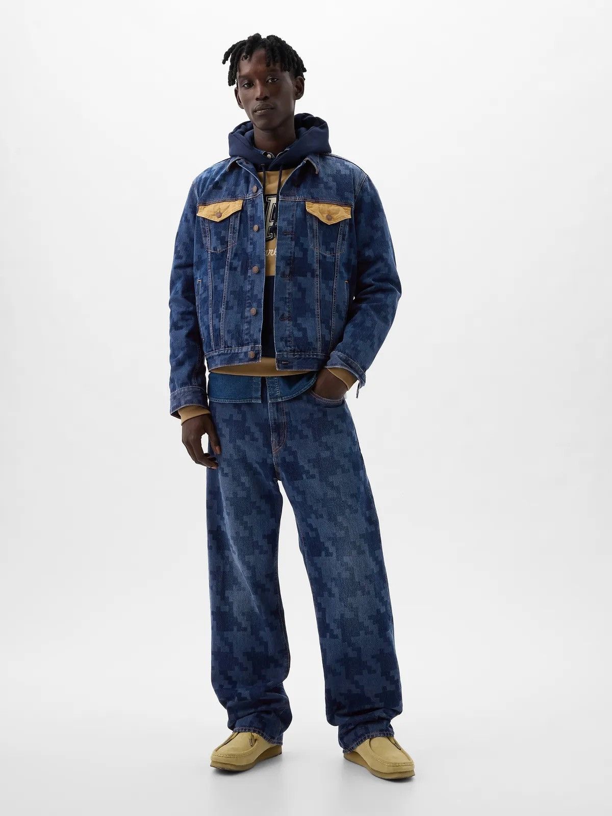 Dapper Dan × Gap GAP Dapper Dan DAP denim jeans pants 90s loose Size US 34 / EU 50 - 4 Thumbnail