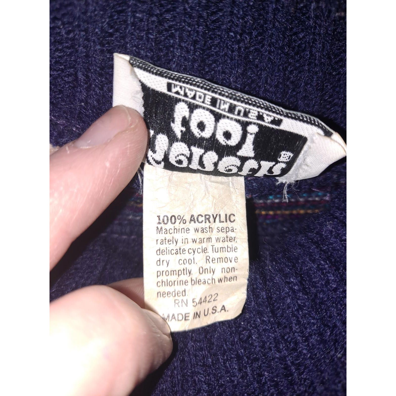 Other Vintage Keneth Too Blue Diamond Shaped Long Sleeve Turtlenec Size US M / EU 48-50 / 2 - 5 Thumbnail
