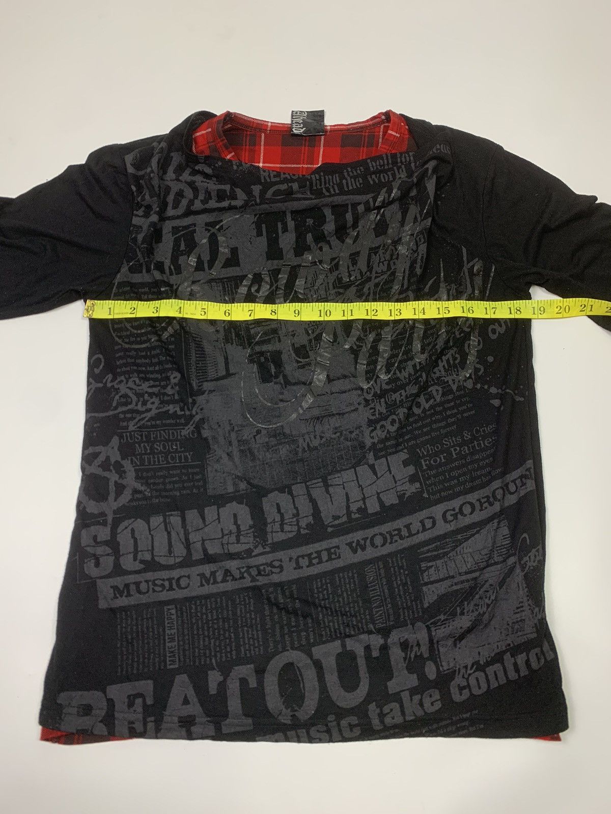 Japanese Brand clash ahead punks double layers Size US L / EU 52-54 / 3 - 14 Thumbnail