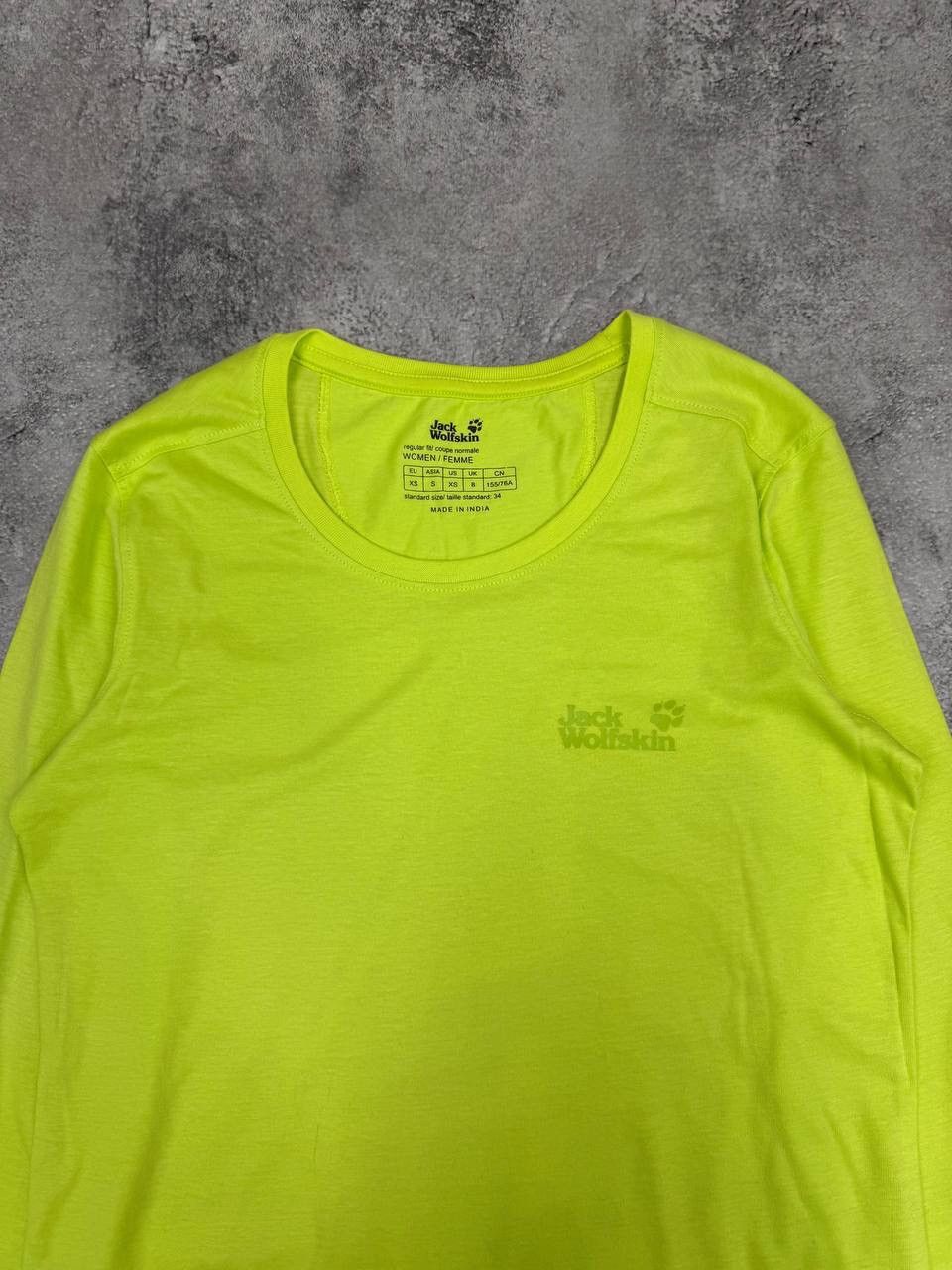 Jack Wolfskin Jack Wolfskin Women's Long Sleeve Shirt Neon Green Size XS / US 0-2 / IT 36-38 - 3 Thumbnail