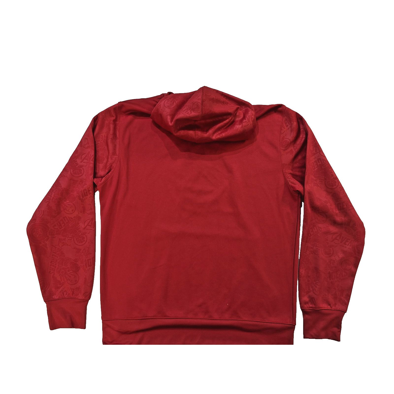 Marvel Comics Marvel Avengers Hoodie Mens LG Red Embossed Pullover Size US L / EU 52-54 / 3 - 8 Thumbnail