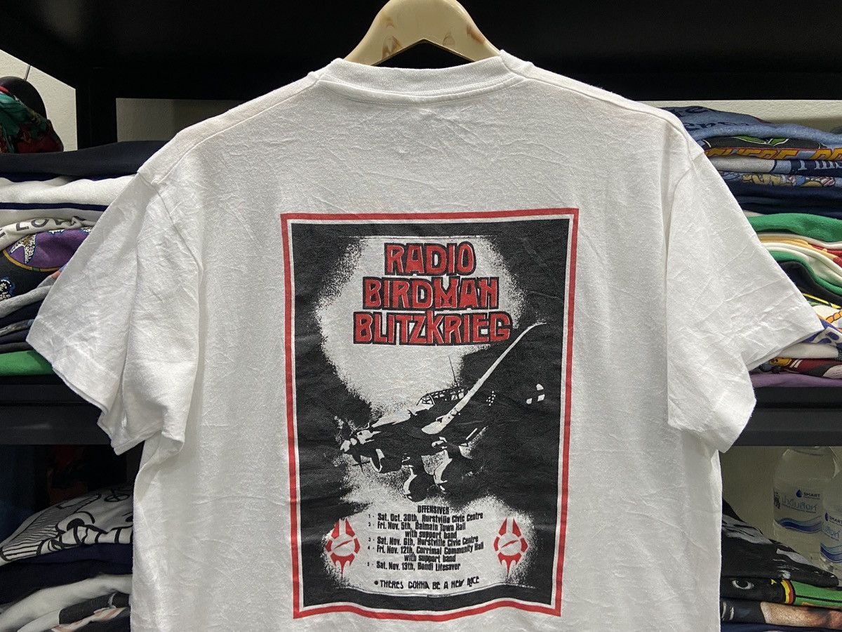Band Tees VERY Vintage 70s,80s RADIO BIRDMAN Punk Rock Band TShirt Size US XL / EU 56 / 4 - 8 Thumbnail