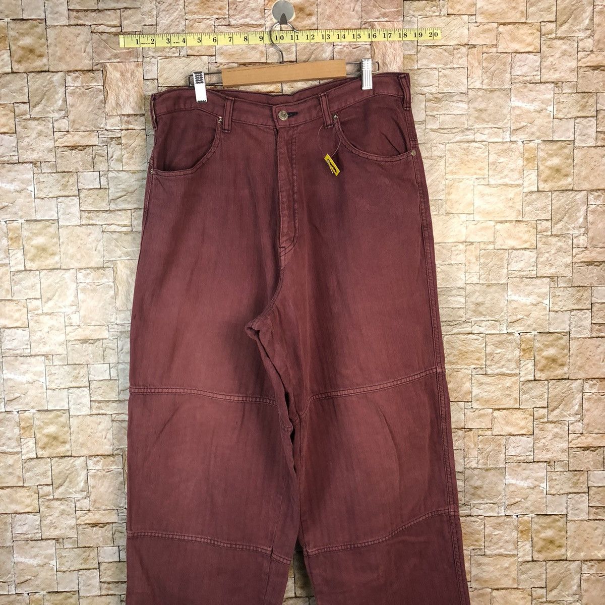 Japanese Brand Japanese Brand Purple vintage Casual Pants #A1038 Size US 32 / EU 48 - 2 Thumbnail