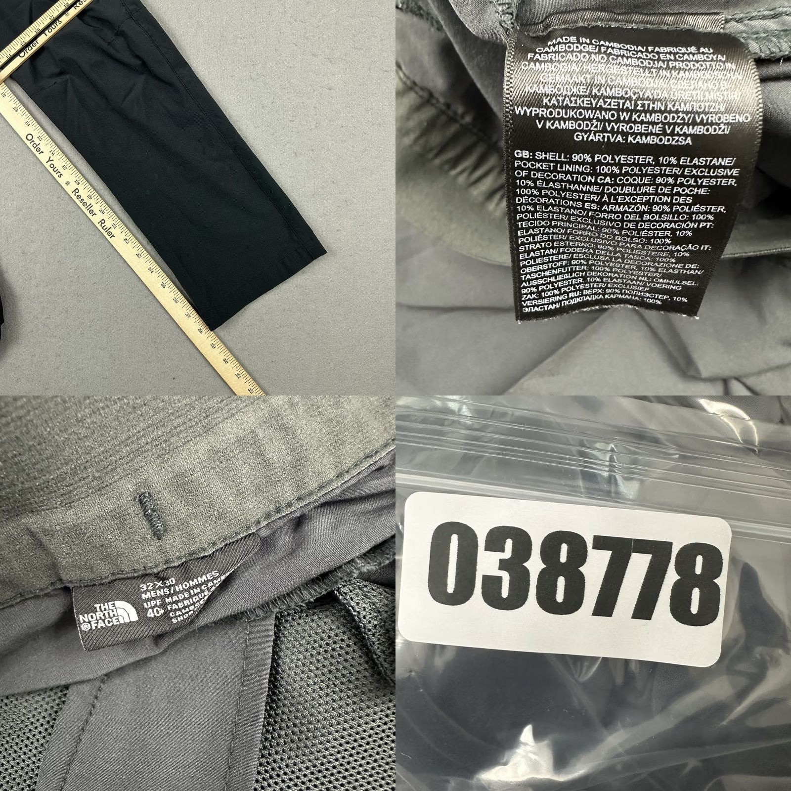 The North Face The North Face Pants Men 32 Gray Solid Straight Leg Lightweight Outdoor Size US 32 / EU 48 - 8 Thumbnail